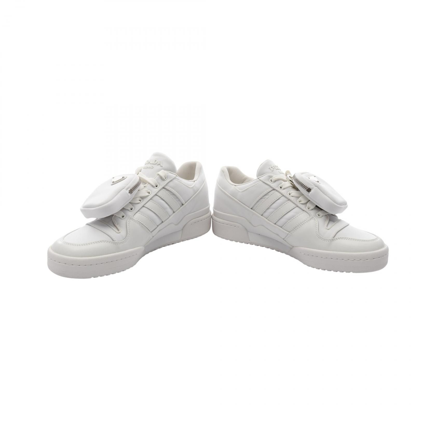 Prada Prada Prada Re-Nylon FORUM LOW leather fabric sneakers Leather Shoes DUTY FREE for USA Size ONE SIZE - 3 Thumbnail