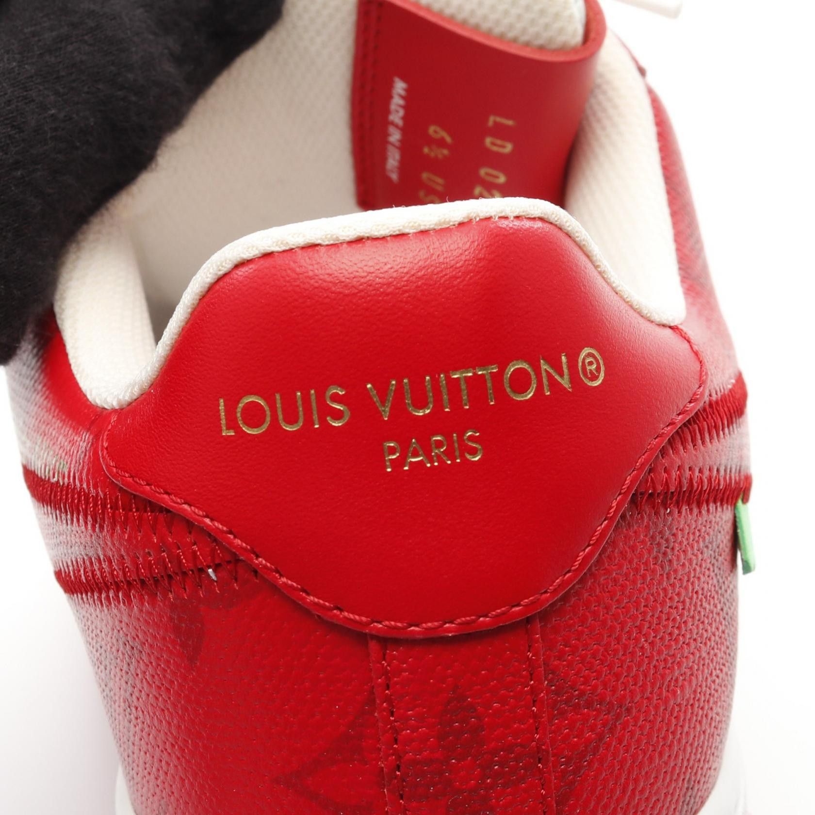 Louis Vuitton Louis Vuitton Louis Vuitton Nike Air Force1 Low Monogram Leather Sneakers Limited Leather Shoes DUTY FREE for USA Size ONE SIZE - 5 Thumbnail