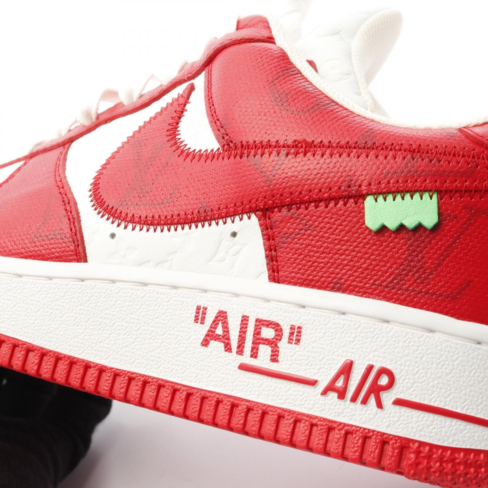 Louis Vuitton Louis Vuitton Louis Vuitton Nike Air Force1 Low Monogram Leather Sneakers Limited Leather Shoes DUTY FREE for USA Size ONE SIZE - 8 Thumbnail