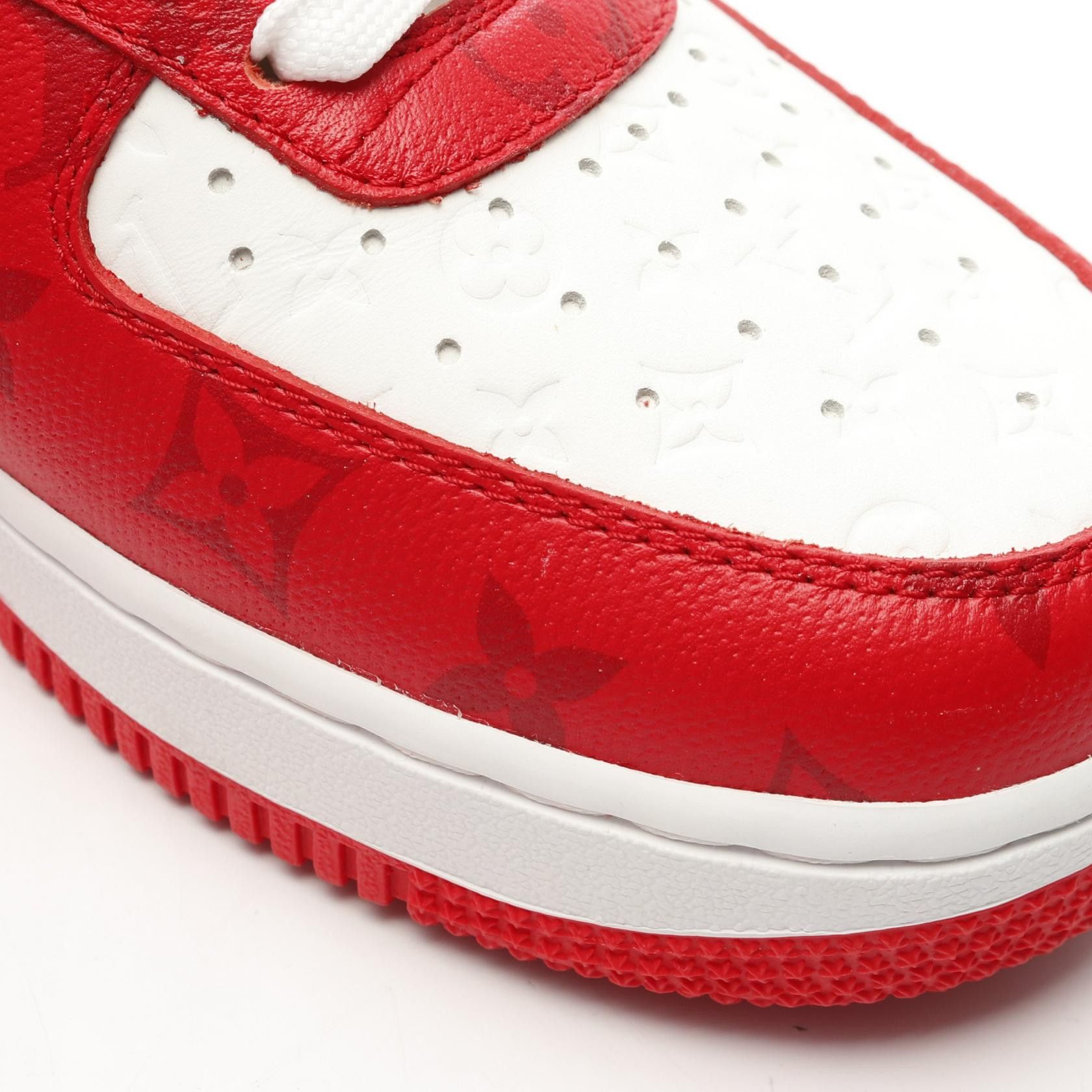 Louis Vuitton Louis Vuitton Louis Vuitton Nike Air Force1 Low Monogram Leather Sneakers Limited Leather Shoes DUTY FREE for USA Size ONE SIZE - 7 Thumbnail