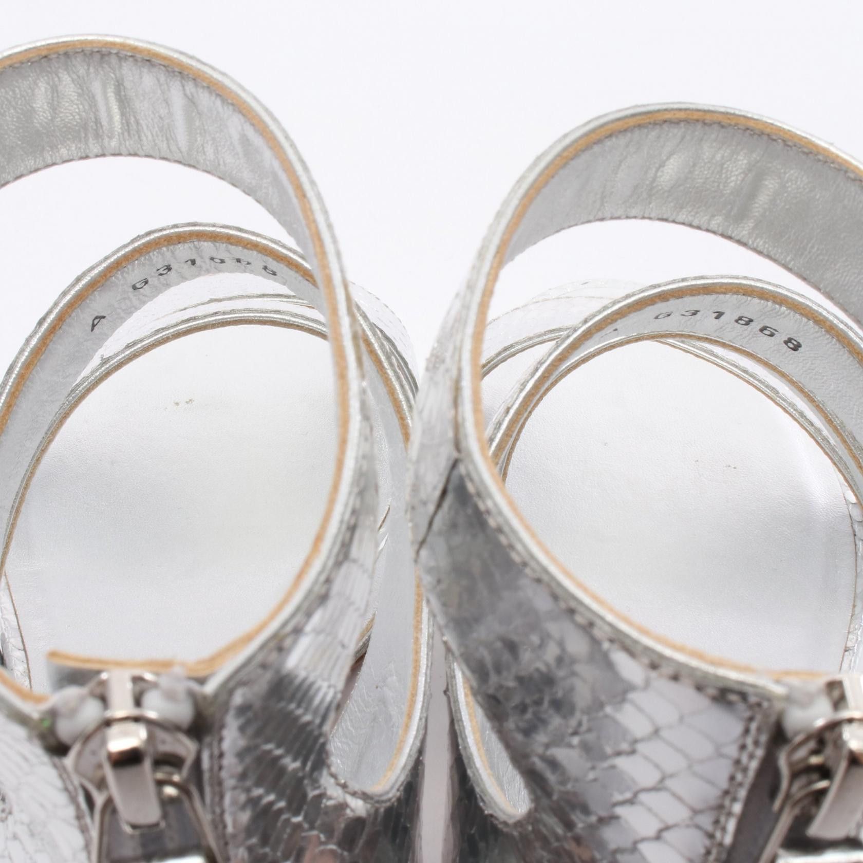 Chanel Chanel Chanel Coco Mark Exotic Leather Sandals Leather Shoes 16SG31868 DUTY FREE for USA Size ONE SIZE - 6 Thumbnail