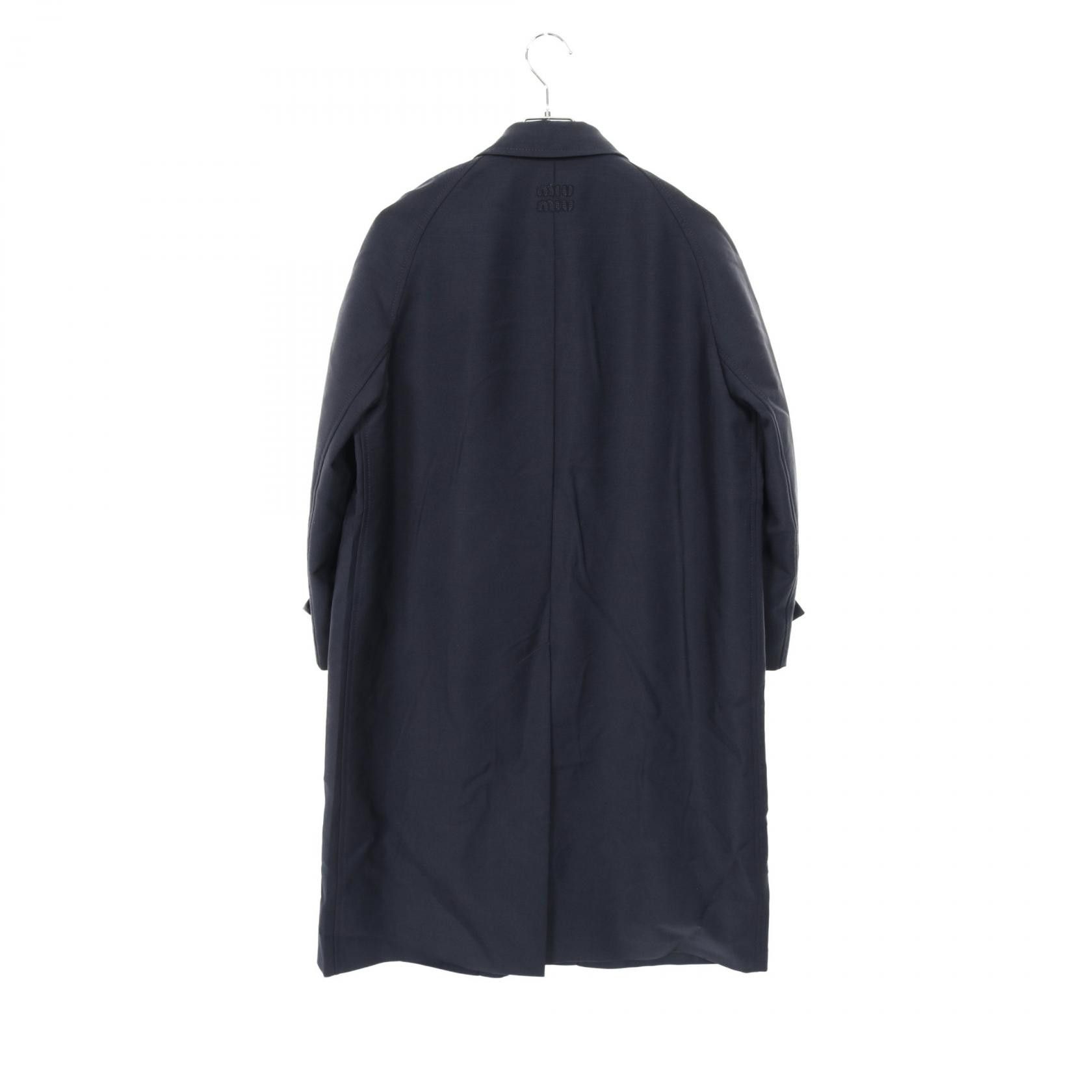 Miu Miu Miu Miu Miu Miu Single Breasted Wool Coat Textile Outerwear DUTY FREE for USA Size ONE SIZE - 2 Thumbnail