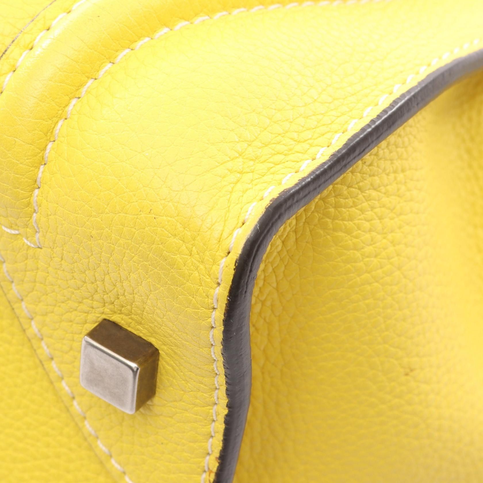Celine Celine Celine Luggage Mini Shopper Leather Handbag Leather Handbag 165213 DUTY FREE for USA Size ONE SIZE - 5 Thumbnail