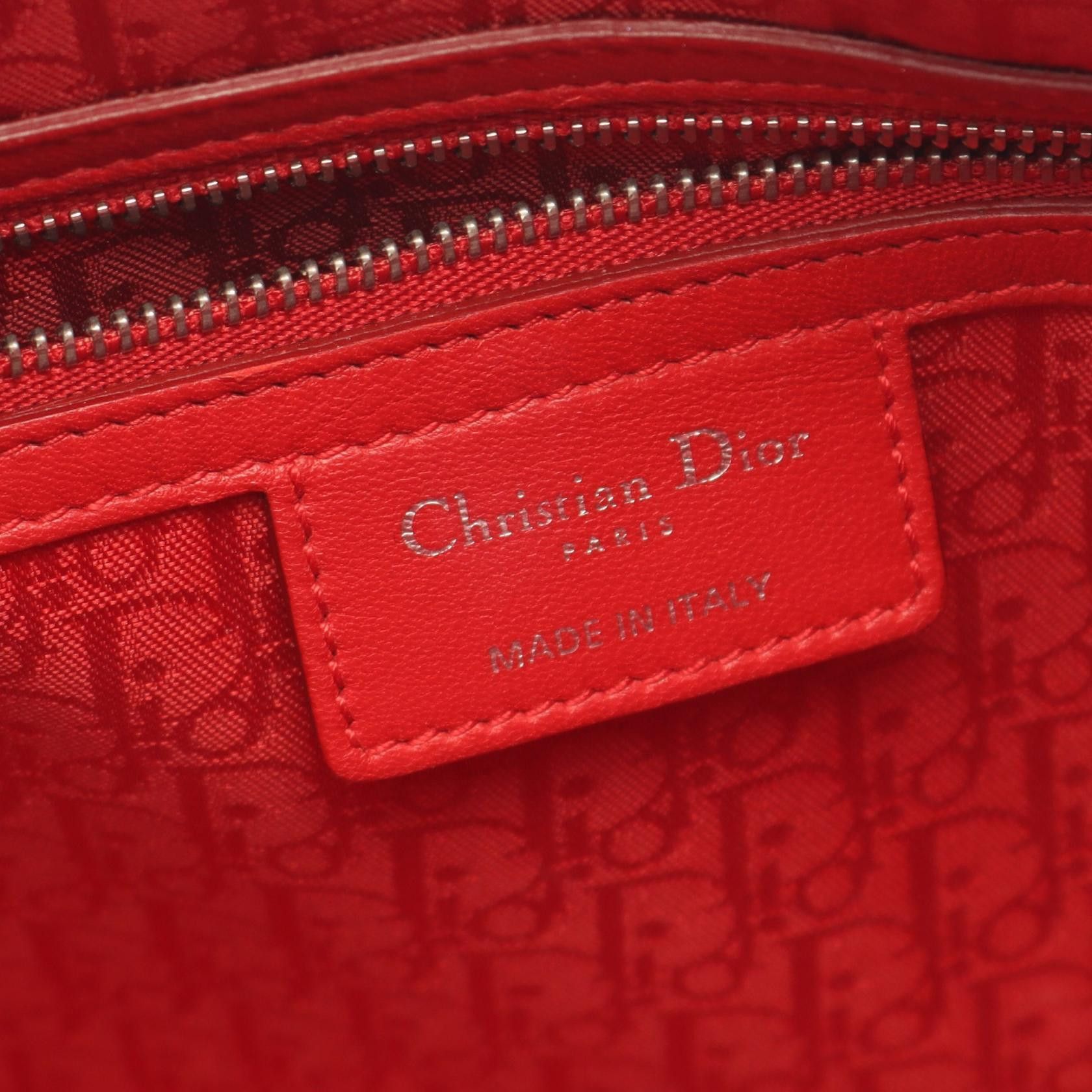Dior Dior Dior Lady Dior Leather Handbag Leather Handbag MO556 DUTY FREE for USA Size ONE SIZE - 4 Thumbnail