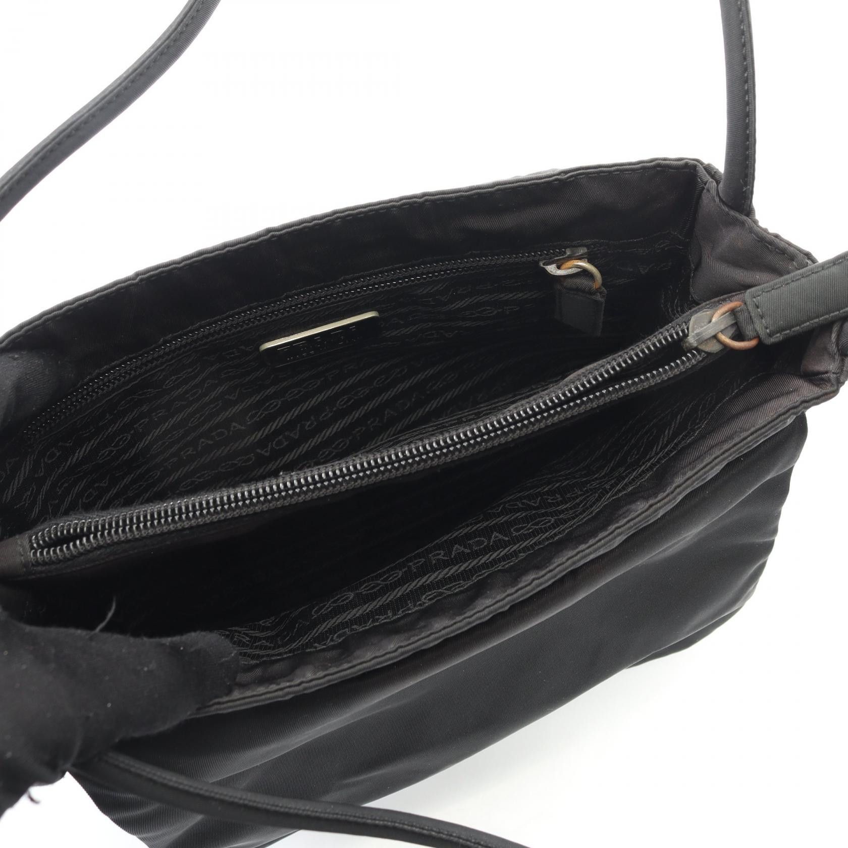 Prada Prada Prada Triangle Logo Nylon Handbag Textile Handbag DUTY FREE for USA Size ONE SIZE - 3 Thumbnail
