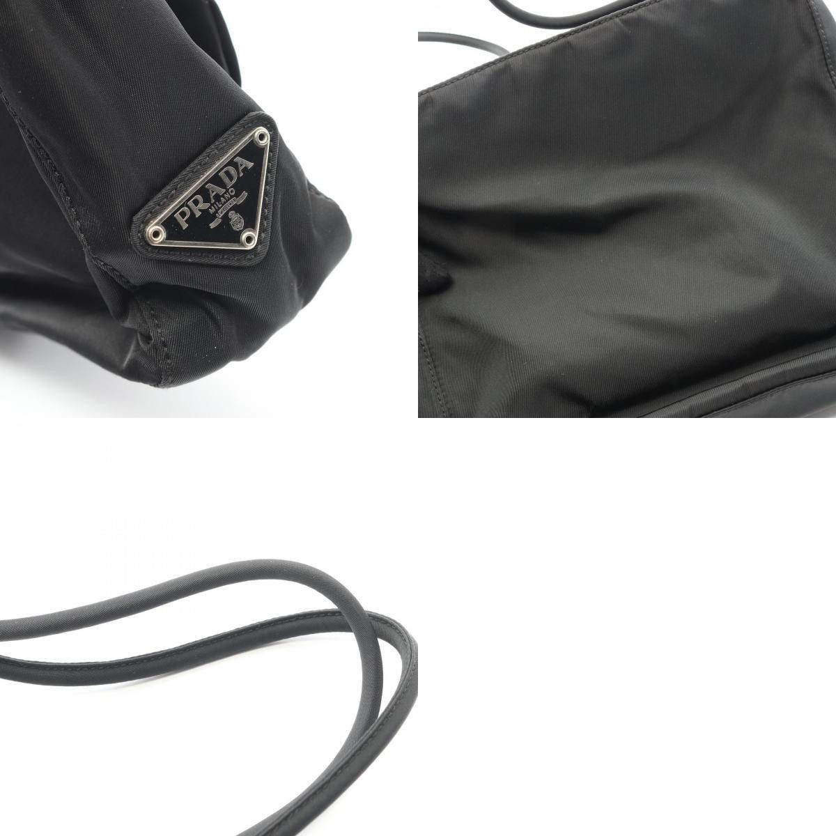 Prada Prada Prada Triangle Logo Nylon Handbag Textile Handbag DUTY FREE for USA Size ONE SIZE - 10 Thumbnail