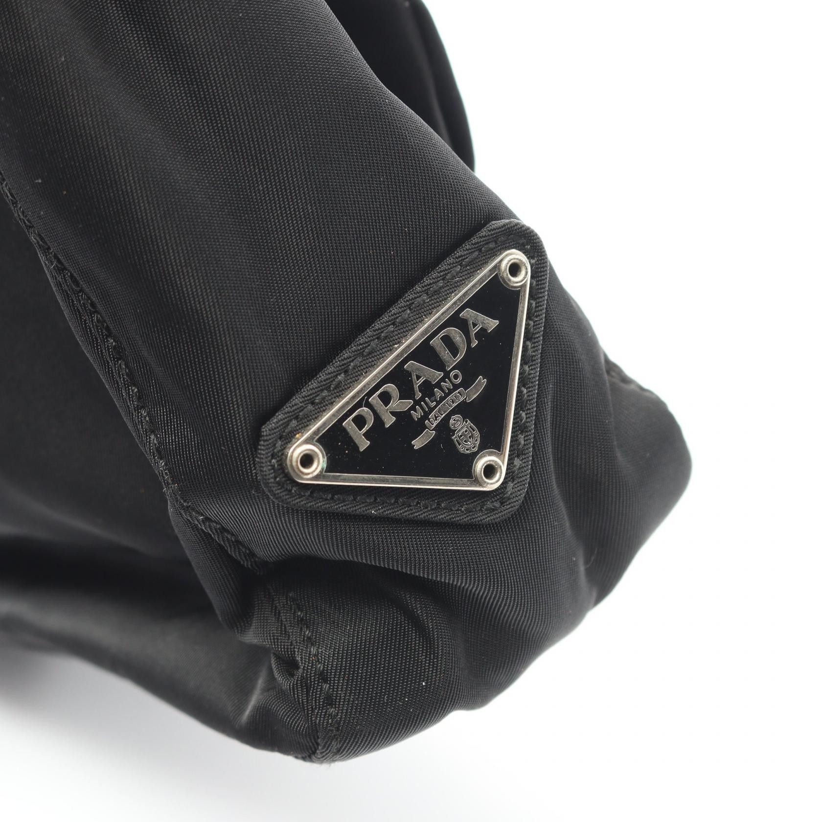 Prada Prada Prada Triangle Logo Nylon Handbag Textile Handbag DUTY FREE for USA Size ONE SIZE - 7 Thumbnail