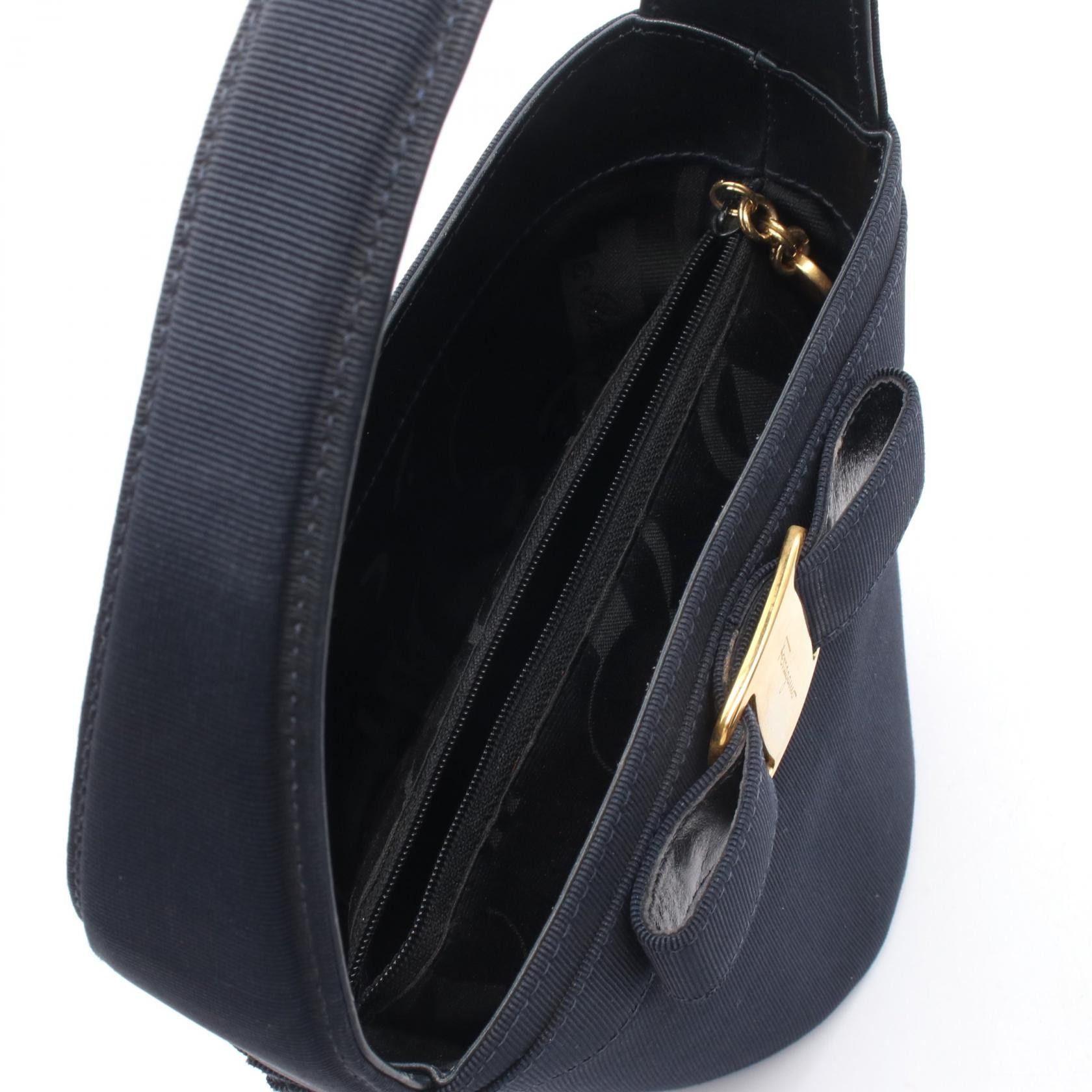 Salvatore Ferragamo Salvatore Ferragamo Salvatore Ferragamo Vara Ribbon Suede Handbag Leather Handbag DUTY FREE for USA Size ONE SIZE - 3 Thumbnail