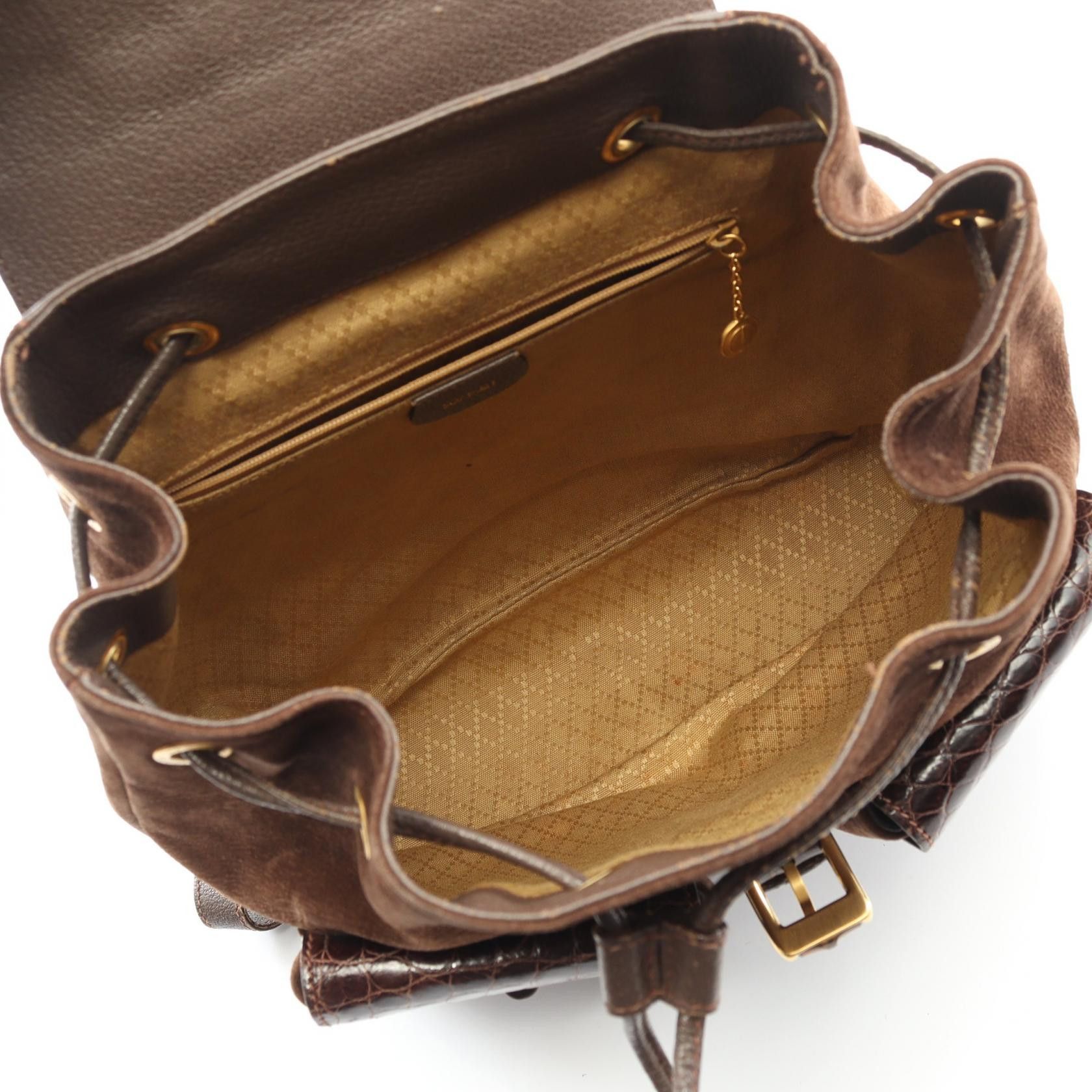 Gucci Gucci Gucci Bamboo Suede Leather Backpack Leather Backpack 003580016 DUTY FREE for USA Size ONE SIZE - 3 Thumbnail