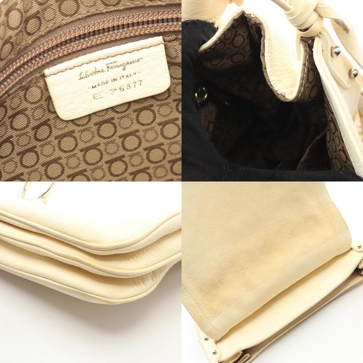 Salvatore Ferragamo Salvatore Ferragamo Salvatore Ferragamo Gancini leather shoulder bag Leather Shoulder Bag DUTY FREE for USA Size ONE SIZE - 9 Thumbnail