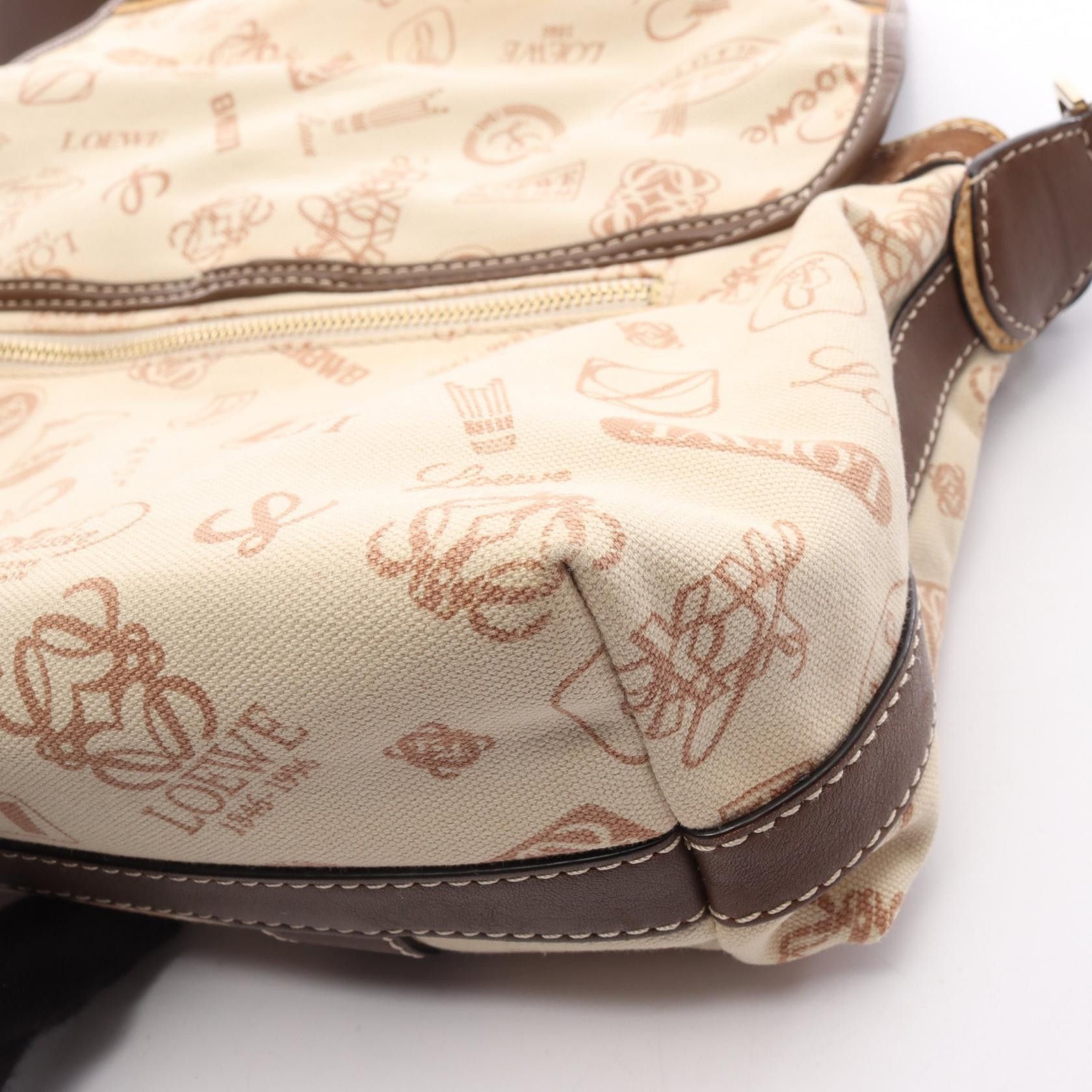 Loewe Loewe Loewe 160 ANIVERSARIO canvas suede leather shoulder bag Textile Shoulder Bag DUTY FREE for USA Size ONE SIZE - 3 Thumbnail