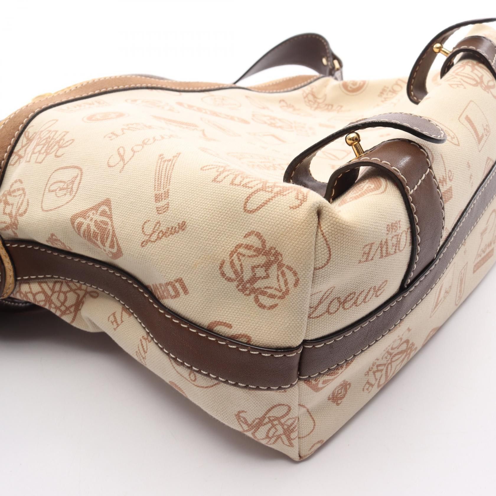 Loewe Loewe Loewe 160 ANIVERSARIO canvas suede leather shoulder bag Textile Shoulder Bag DUTY FREE for USA Size ONE SIZE - 2 Thumbnail