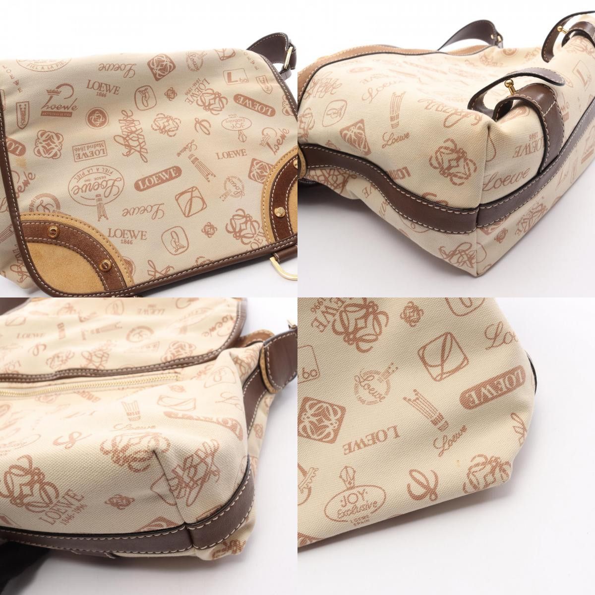 Loewe Loewe Loewe 160 ANIVERSARIO canvas suede leather shoulder bag Textile Shoulder Bag DUTY FREE for USA Size ONE SIZE - 9 Thumbnail