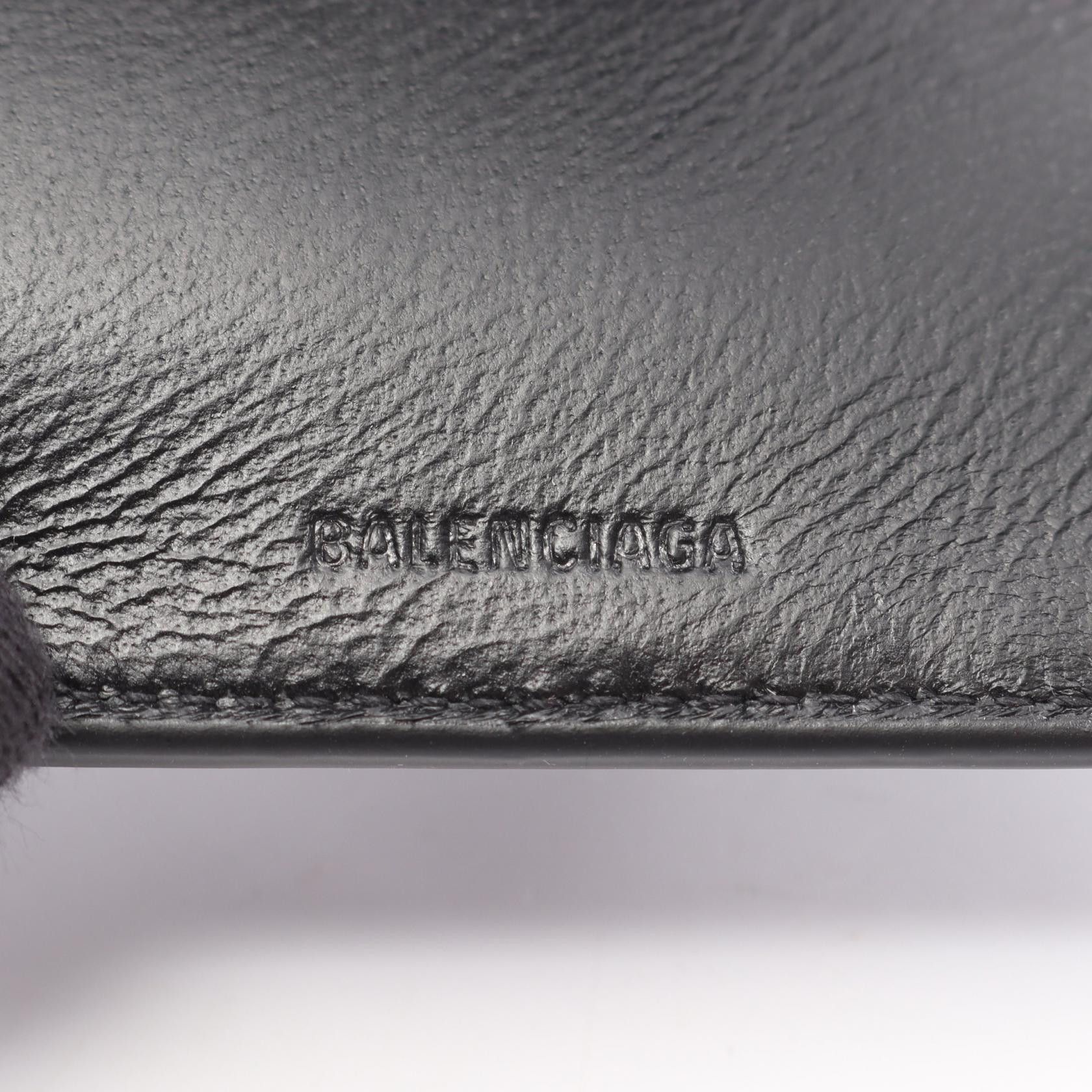 Balenciaga Balenciaga Balenciaga Classic Leather Trifold Wallet Leather Short Wallet 64010715Y071000 DUTY FREE for USA Size ONE SIZE - 5 Thumbnail