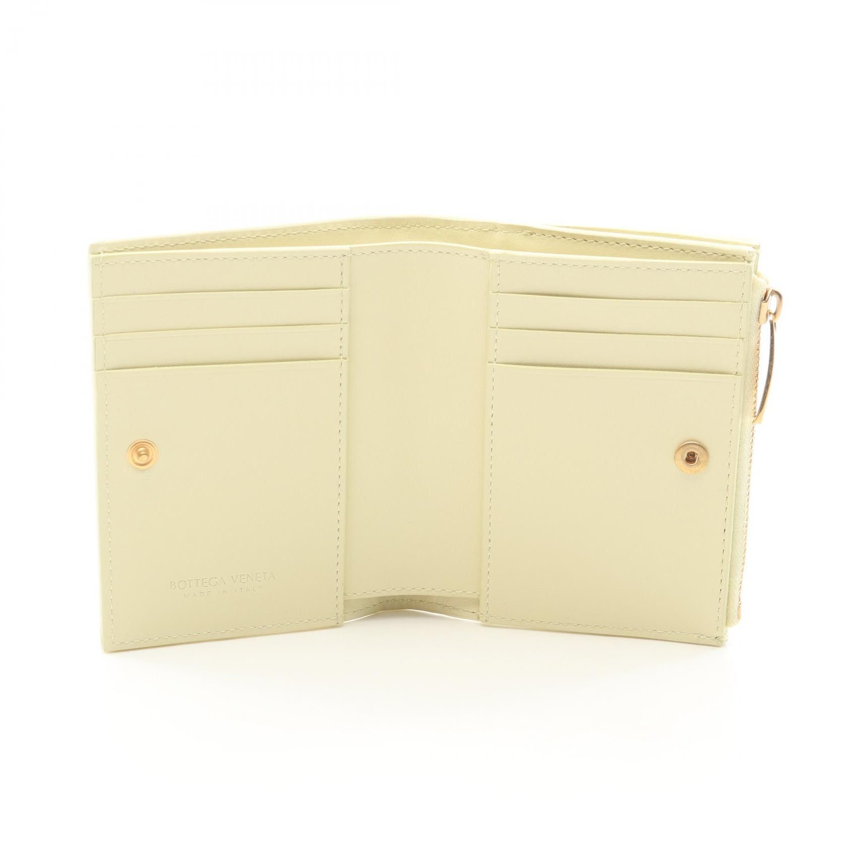 Bottega Veneta Bottega Veneta Bottega Veneta Intrecciato Leather Wallet Leather Short Wallet 707601VCPP37406 DUTY FREE for USA Size ONE SIZE - 4 Thumbnail