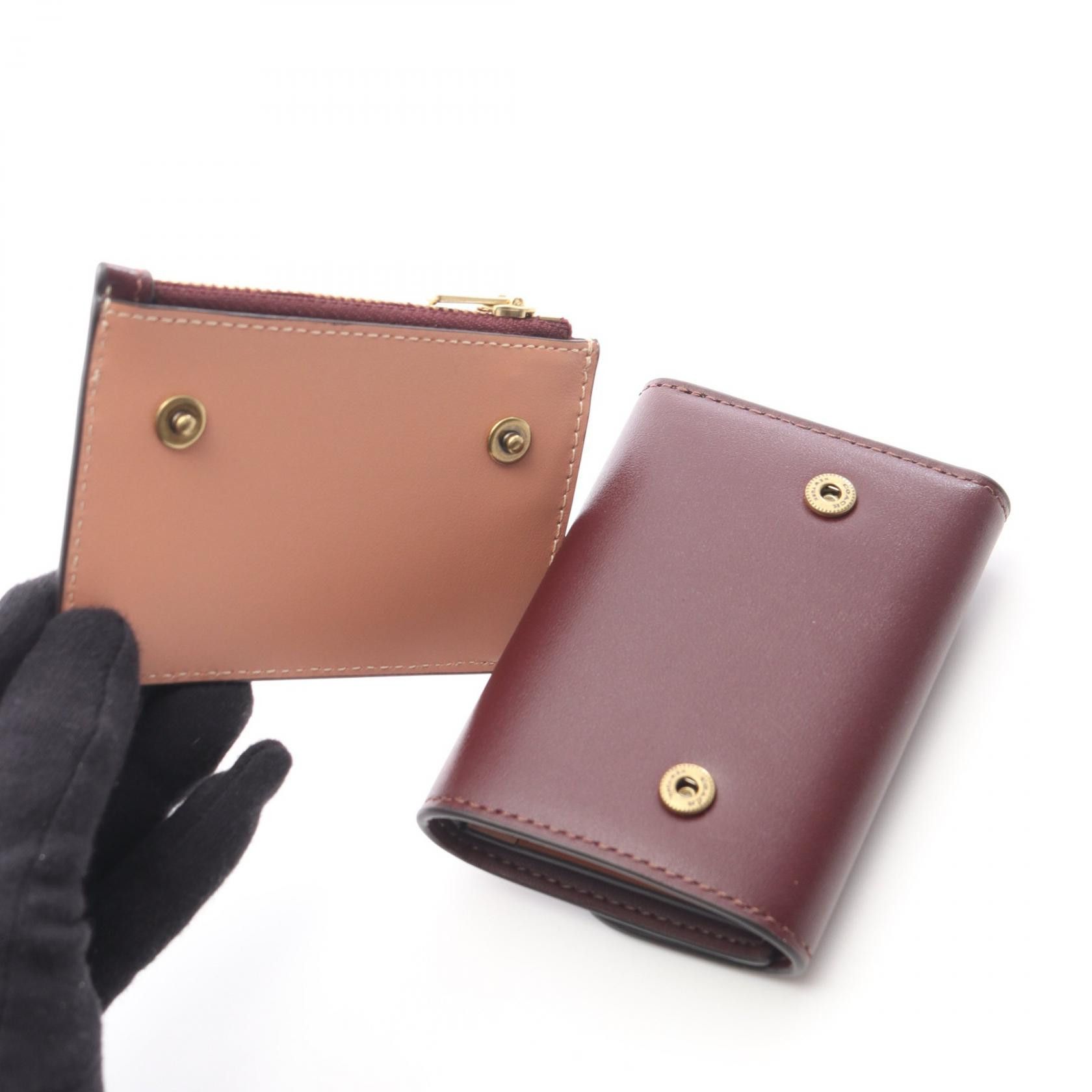 Coach Coach COACH Essential Leather Trifold Wallet Leather Short Wallet CBF60B4XD2 DUTY FREE for USA Size ONE SIZE - 6 Thumbnail
