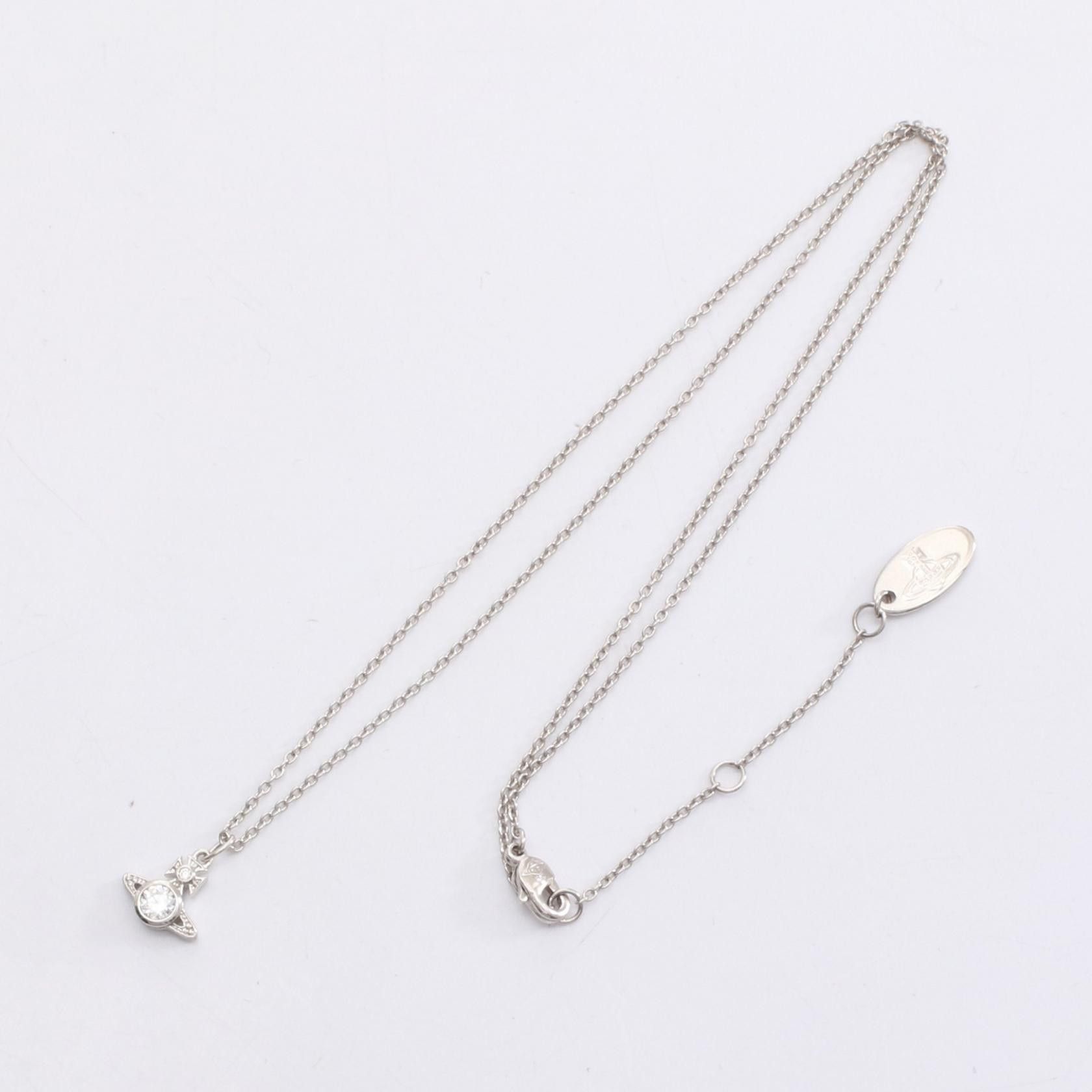 Vivienne Westwood Vivienne Westwood Vivienne Westwood Orb Stainless Steel Necklace Metal Necklace 63020278P102 DUTY FREE for USA Size ONE SIZE - 3 Thumbnail