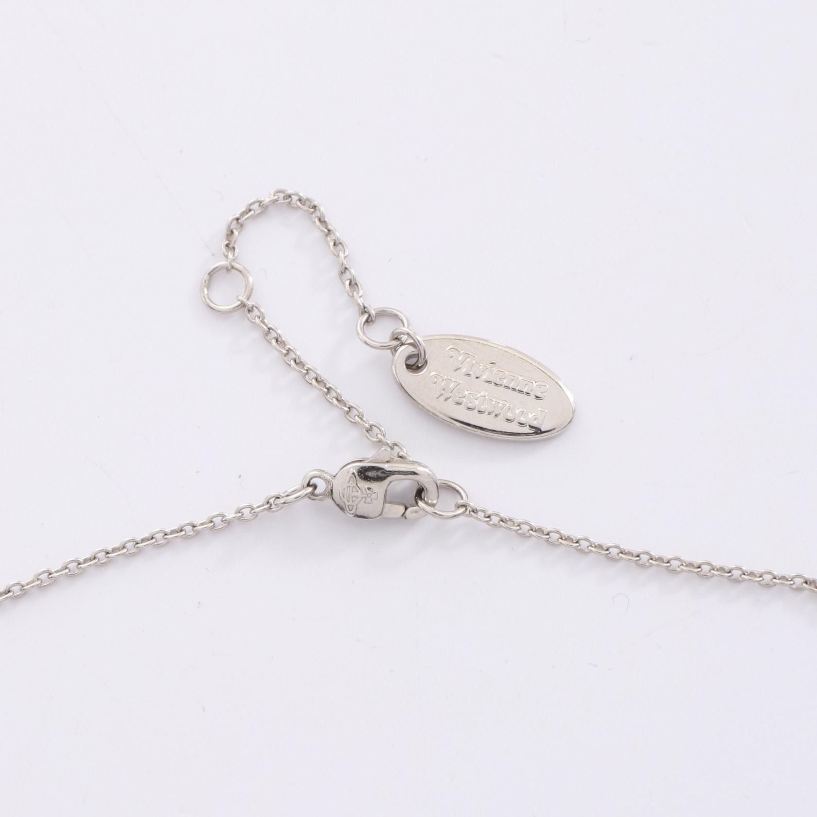 Vivienne Westwood Vivienne Westwood Vivienne Westwood Orb Stainless Steel Necklace Metal Necklace 63020278P102 DUTY FREE for USA Size ONE SIZE - 4 Thumbnail