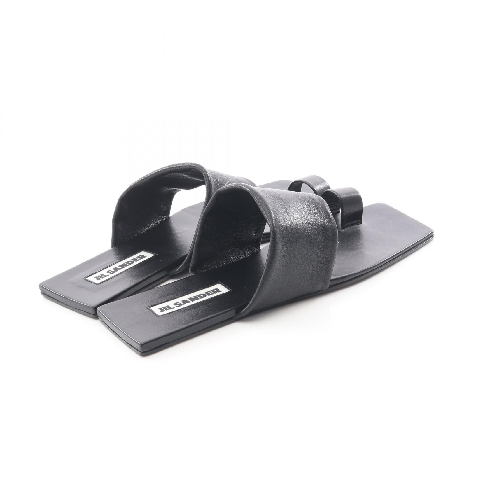 Jil Sander Jil Sander Jil Sander Band Leather Sandals Leather Shoes J15WP0123P659800138 DUTY FREE for USA Size ONE SIZE - 2 Thumbnail