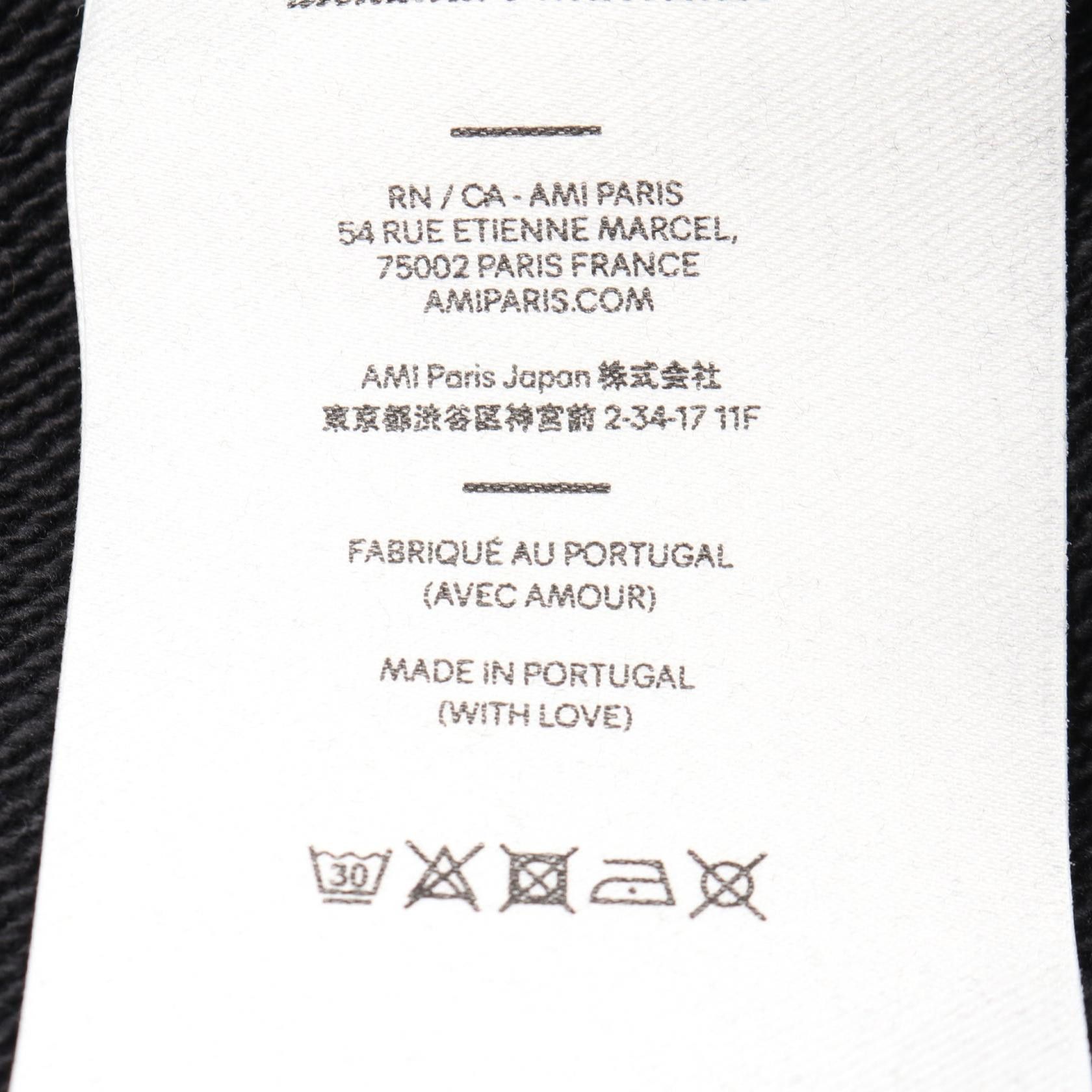 AMI Ami AMI Paris Cotton Sweatshirt Textile Sweatshirts & Hoodies USW224.747001S DUTY FREE for USA Size ONE SIZE - 4 Thumbnail