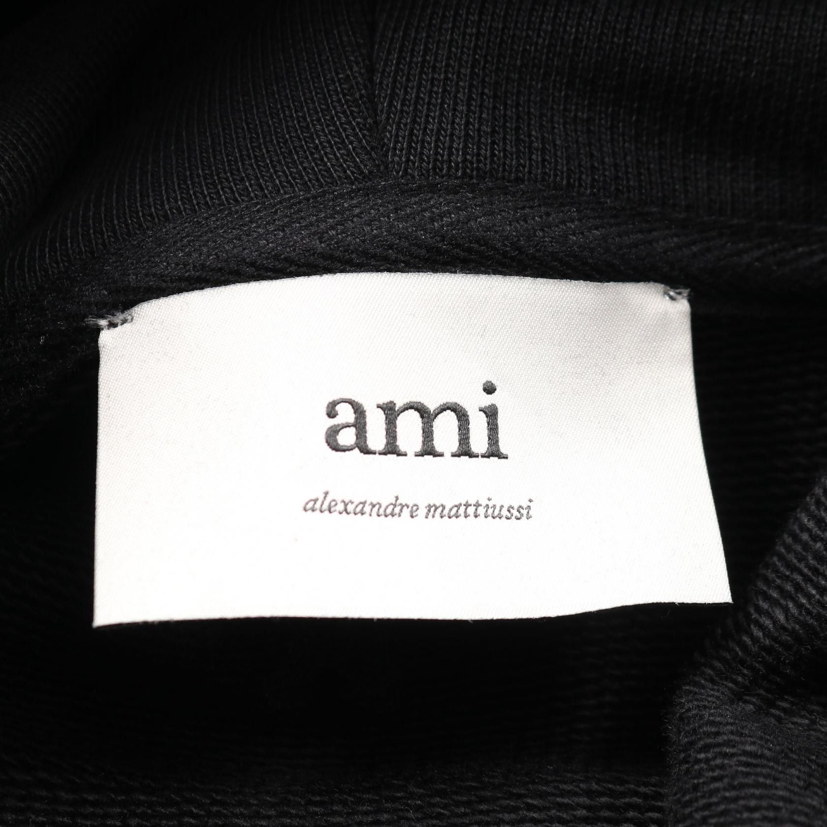 AMI Ami AMI Paris Cotton Sweatshirt Textile Sweatshirts & Hoodies USW224.747001S DUTY FREE for USA Size ONE SIZE - 3 Thumbnail