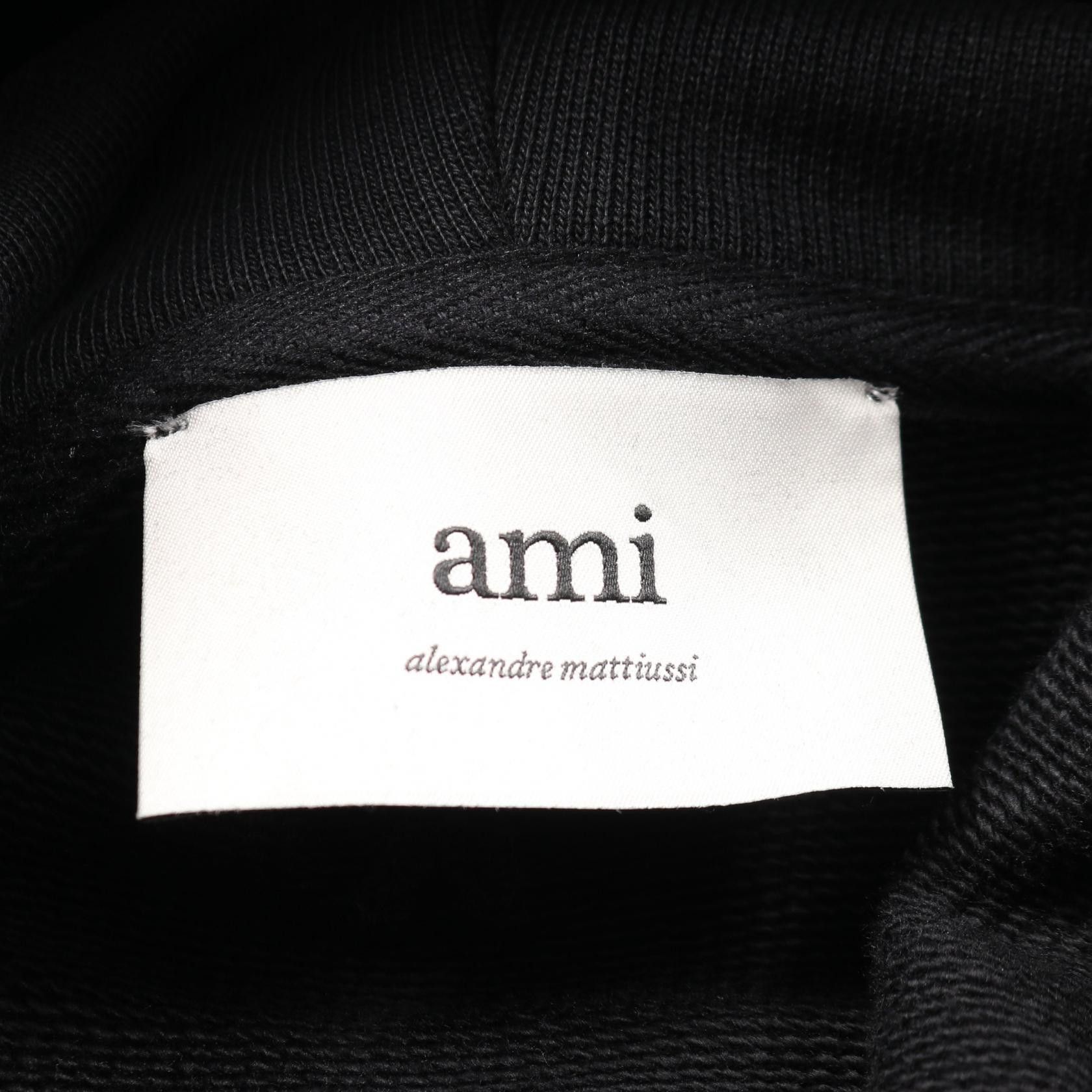 AMI Ami AMI Cotton Hoodie Textile Sweatshirts & Hoodies USW224.747002M DUTY FREE for USA Size ONE SIZE - 3 Thumbnail