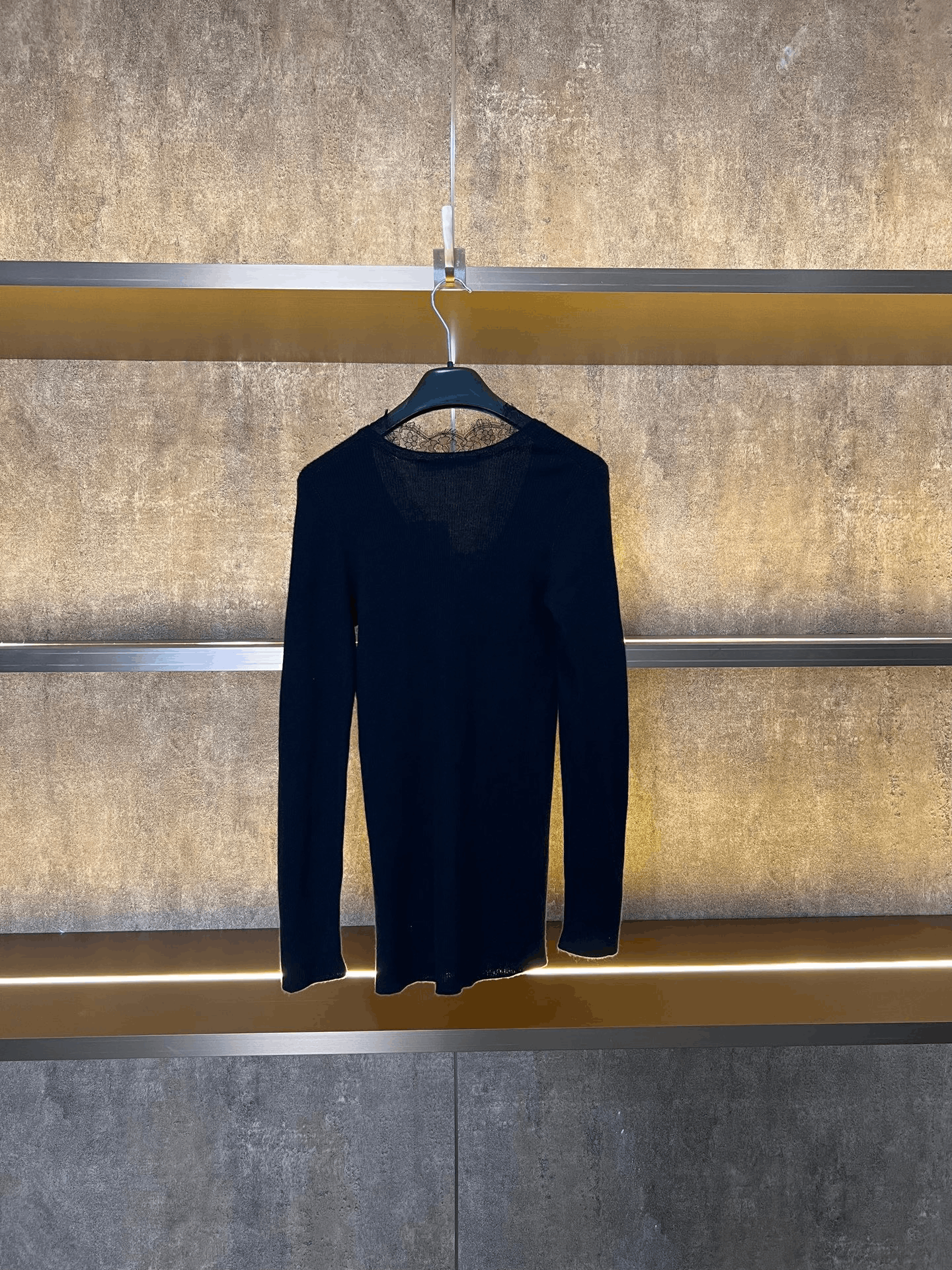 Dior Dior Lace Trim Cashmere Sweater Size S / US 4 / IT 40 - 2 Thumbnail