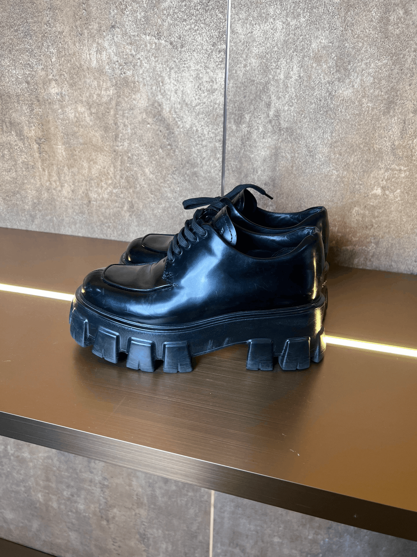 Prada Prada Sawtooth Platform Shoes Size US 4.5 / IT 34.5 - 6 Thumbnail