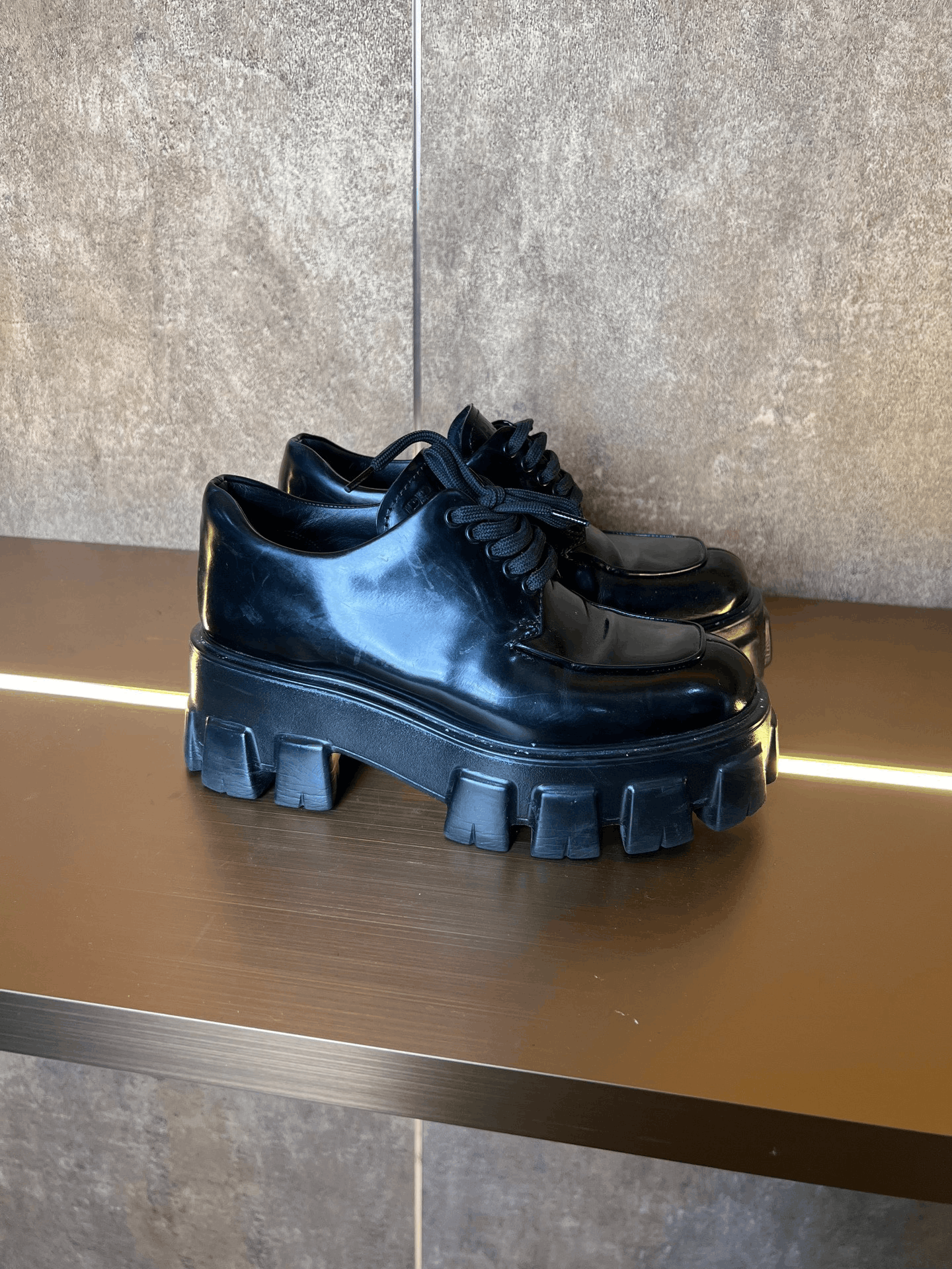 Prada Prada Sawtooth Platform Shoes Size US 4.5 / IT 34.5 - 4 Thumbnail
