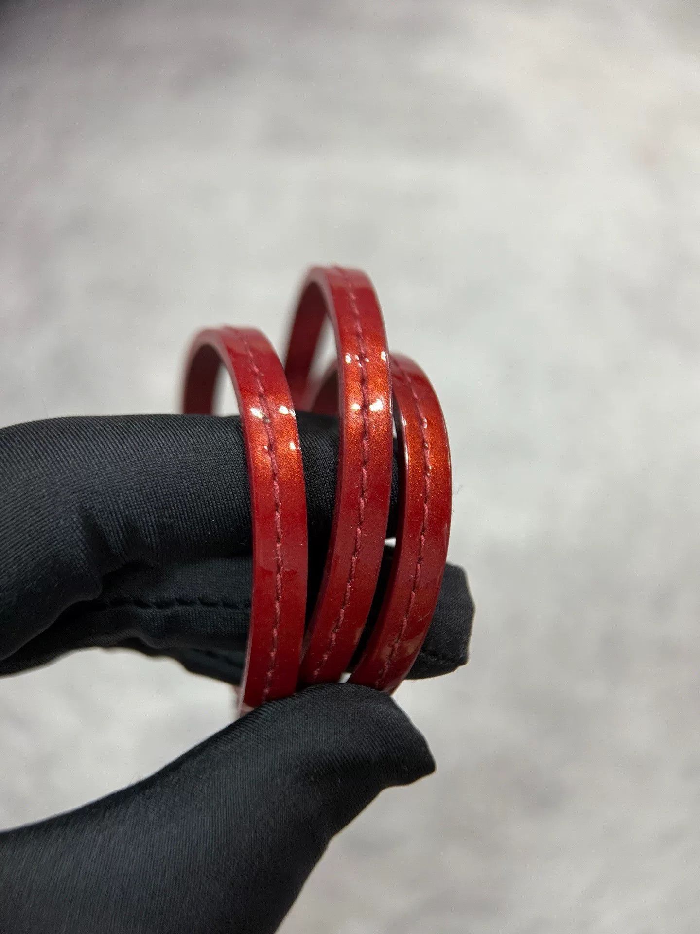 Louis Vuitton Louis Vuitton Valentine Patent Leather Bracelet Size ONE SIZE - 2 Thumbnail