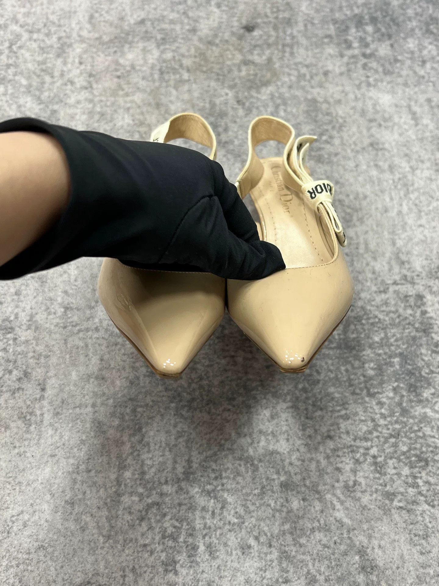 Dior Dior Kitten Heel Sandals Size US 4 / IT 34 - 5 Thumbnail