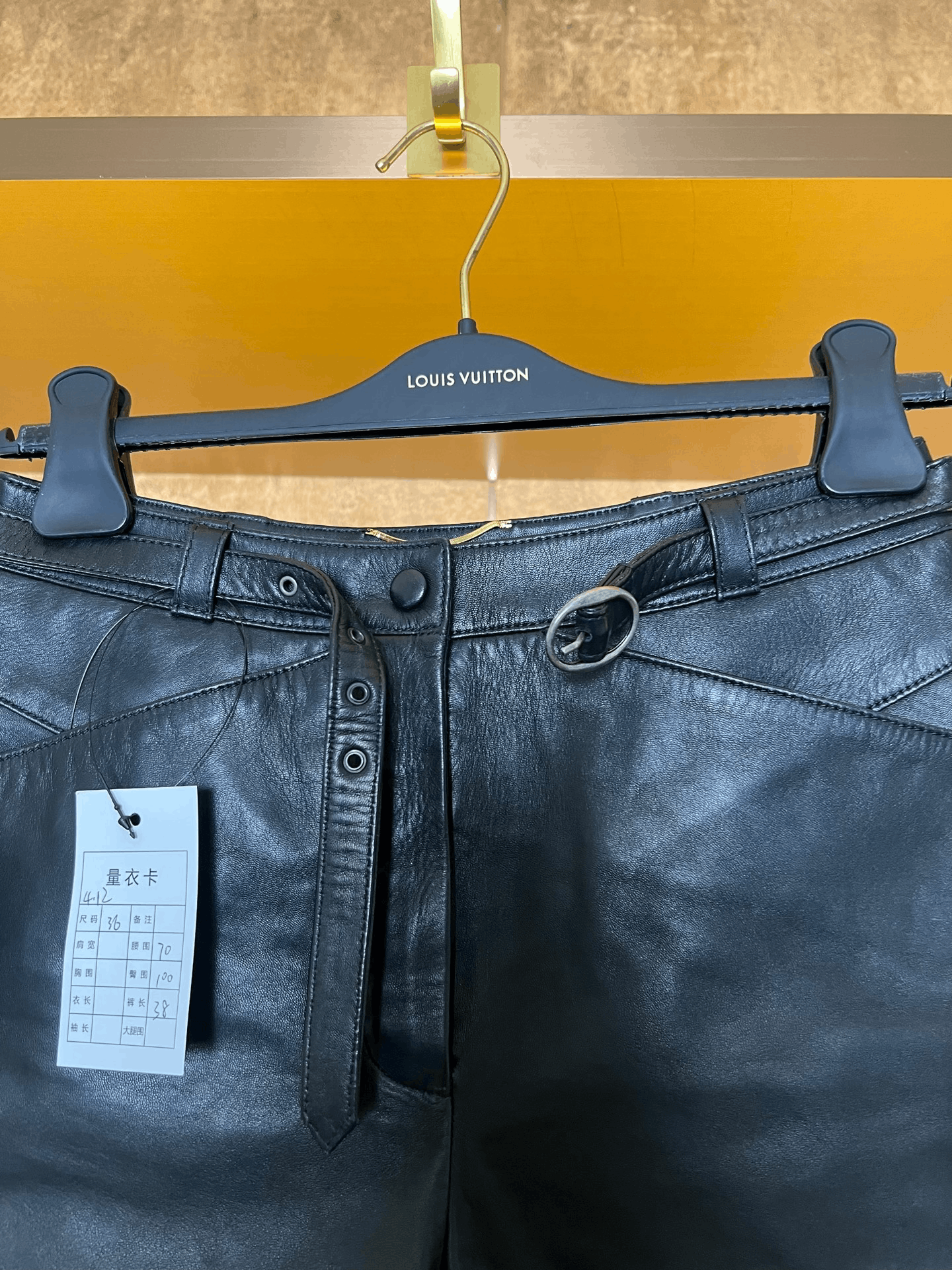 Saint Laurent Paris SLP Lambskin Leather Shorts Size 36" / US 14 / IT 50 - 5 Thumbnail