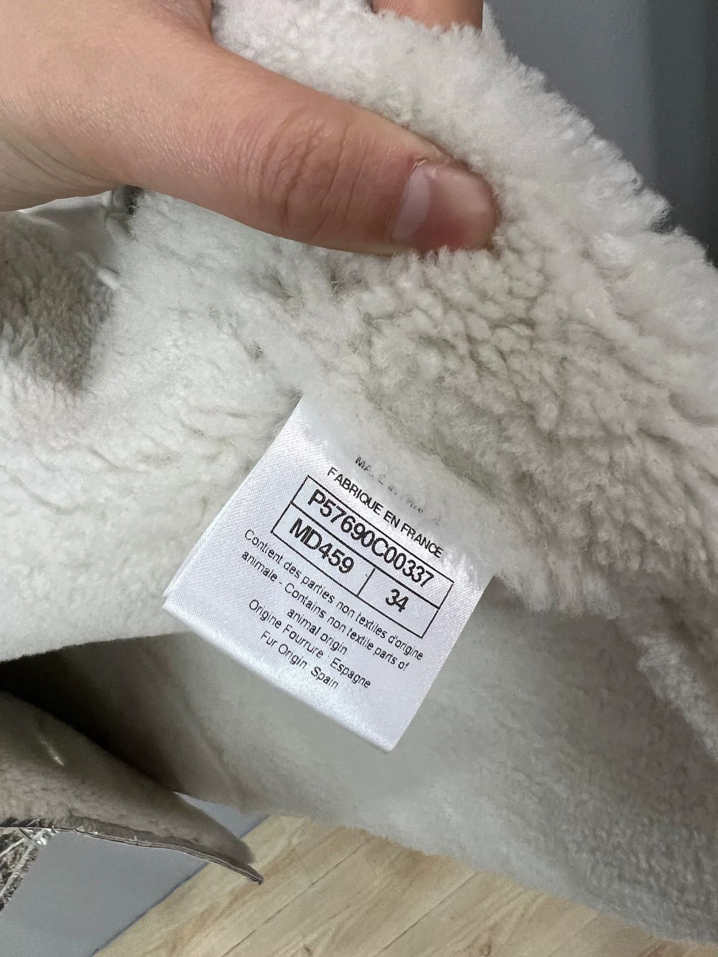 Chanel Chanel Lamb Wool Coat Size XXS / US 00 / IT 34 - 6 Thumbnail