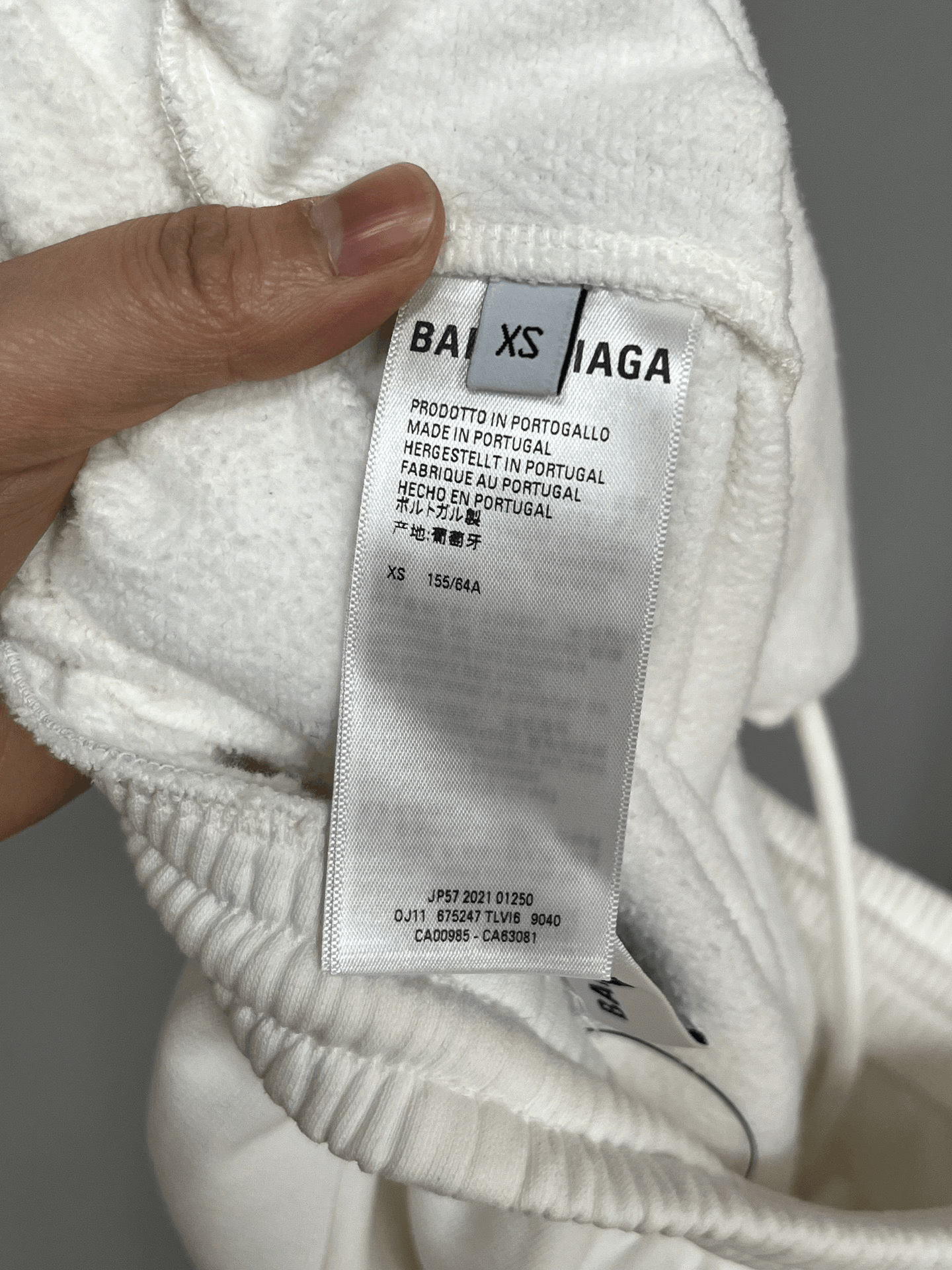 Balenciaga Balenciaga White Embroidered Logo Sweatpants Size 22" - 3 Thumbnail