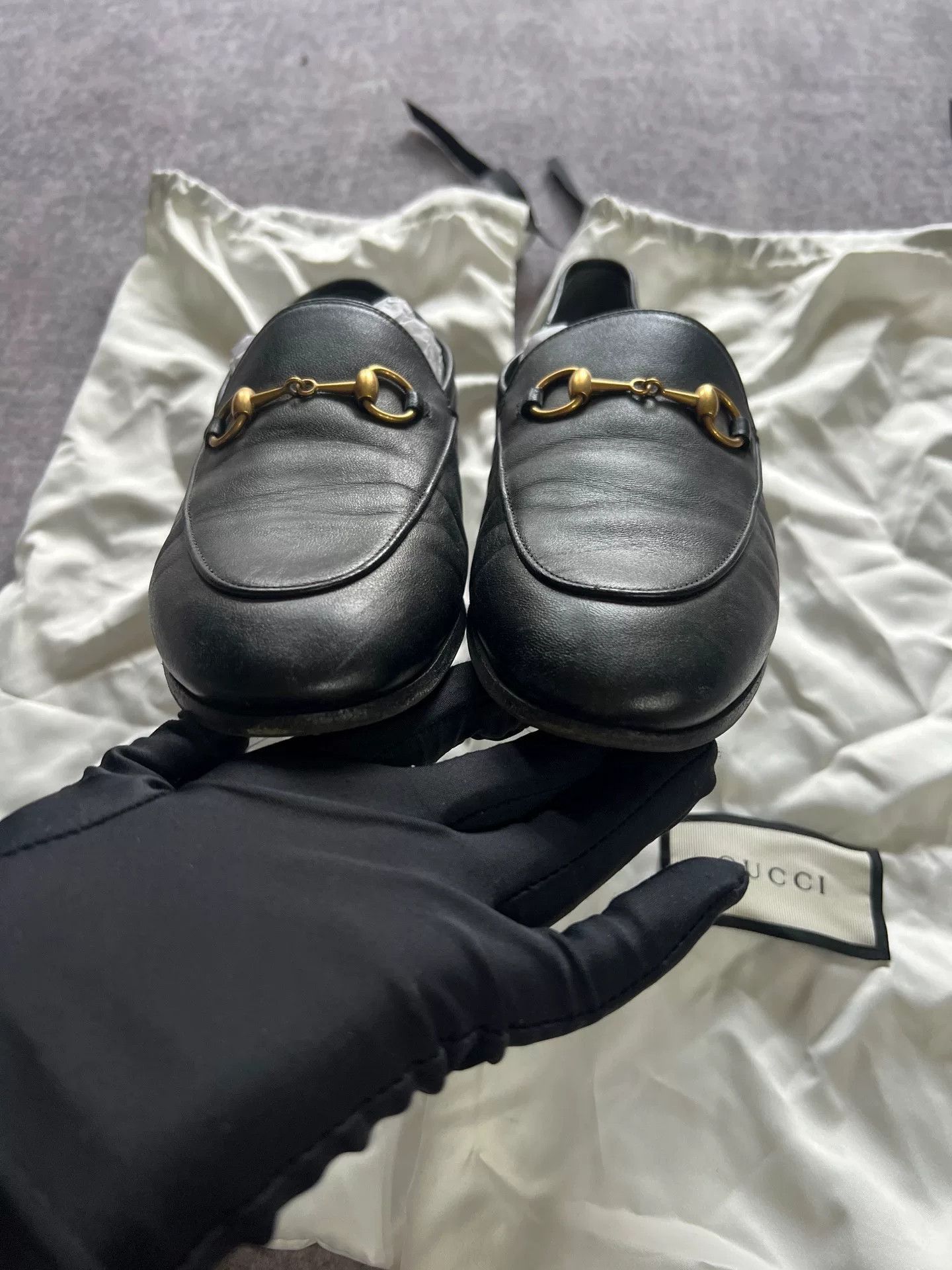 Gucci Gucci Horsebit Leather Shoes Size US 5.5 / IT 35.5 - 3 Thumbnail
