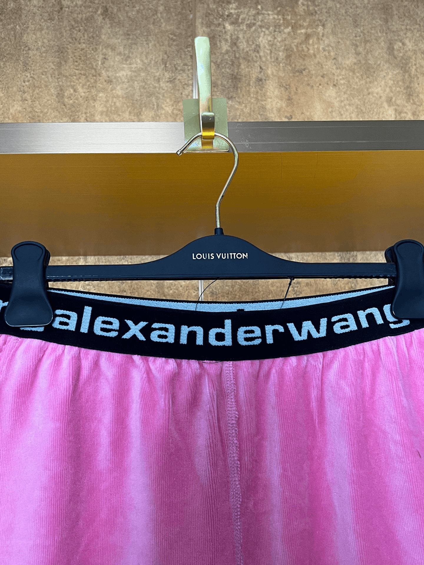 Alexander Wang Alexander Wang Pink Velvet Sweatpants Size 22" - 3 Thumbnail