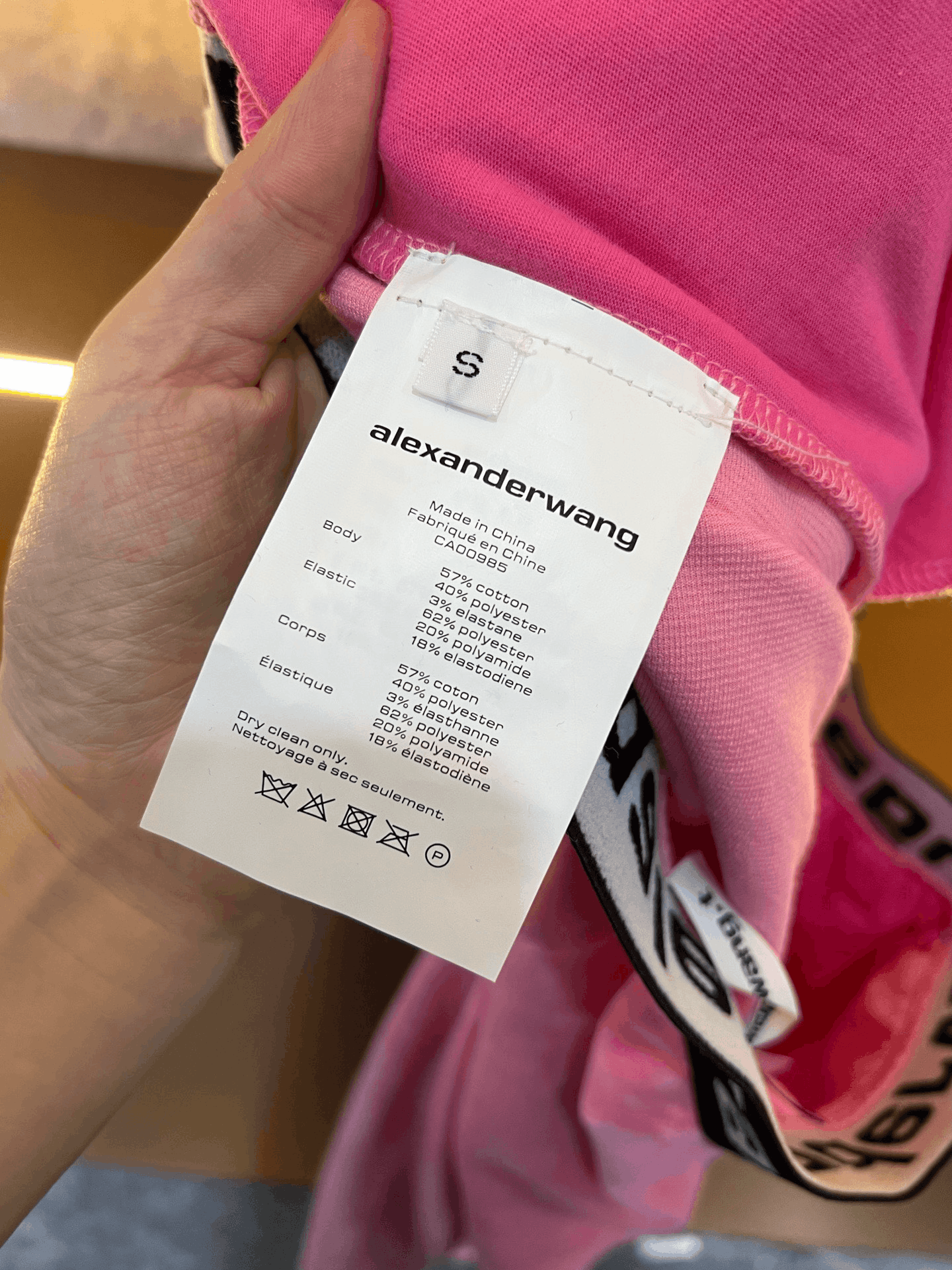Alexander Wang Alexander Wang Pink Velvet Sweatpants Size 22" - 4 Thumbnail