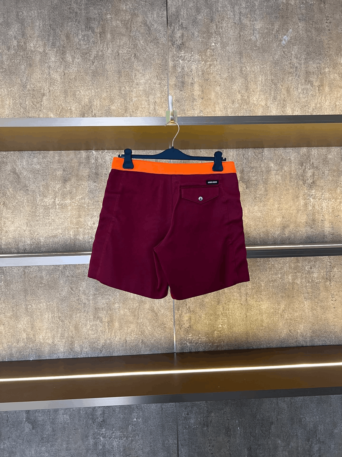 Miu Miu Miumiu Colorblock Shorts Size 40" / US 18 - 2 Thumbnail