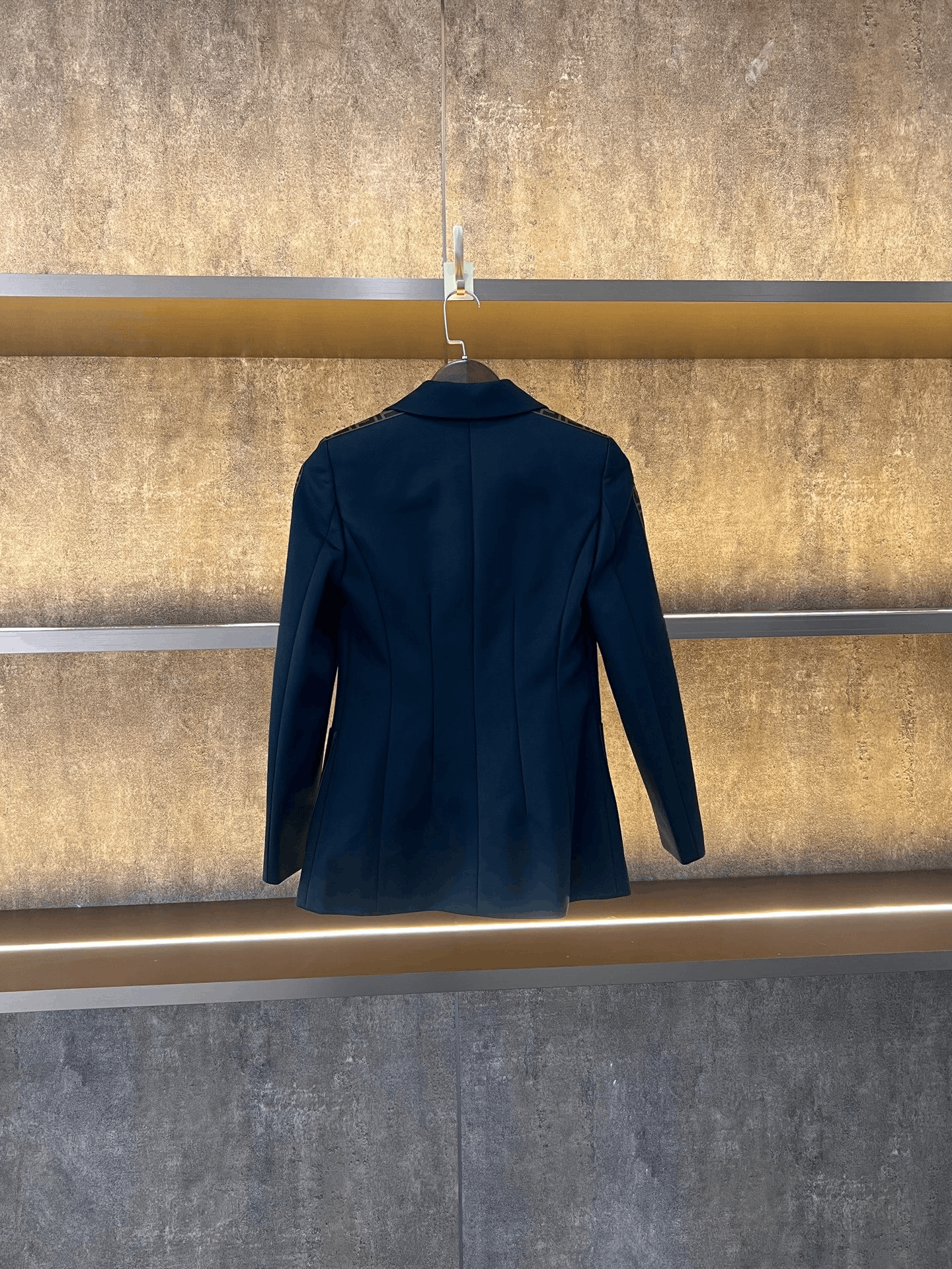 Fendi Fendi New Patchwork Leather Blazer Size S / US 4 / IT 40 - 2 Thumbnail