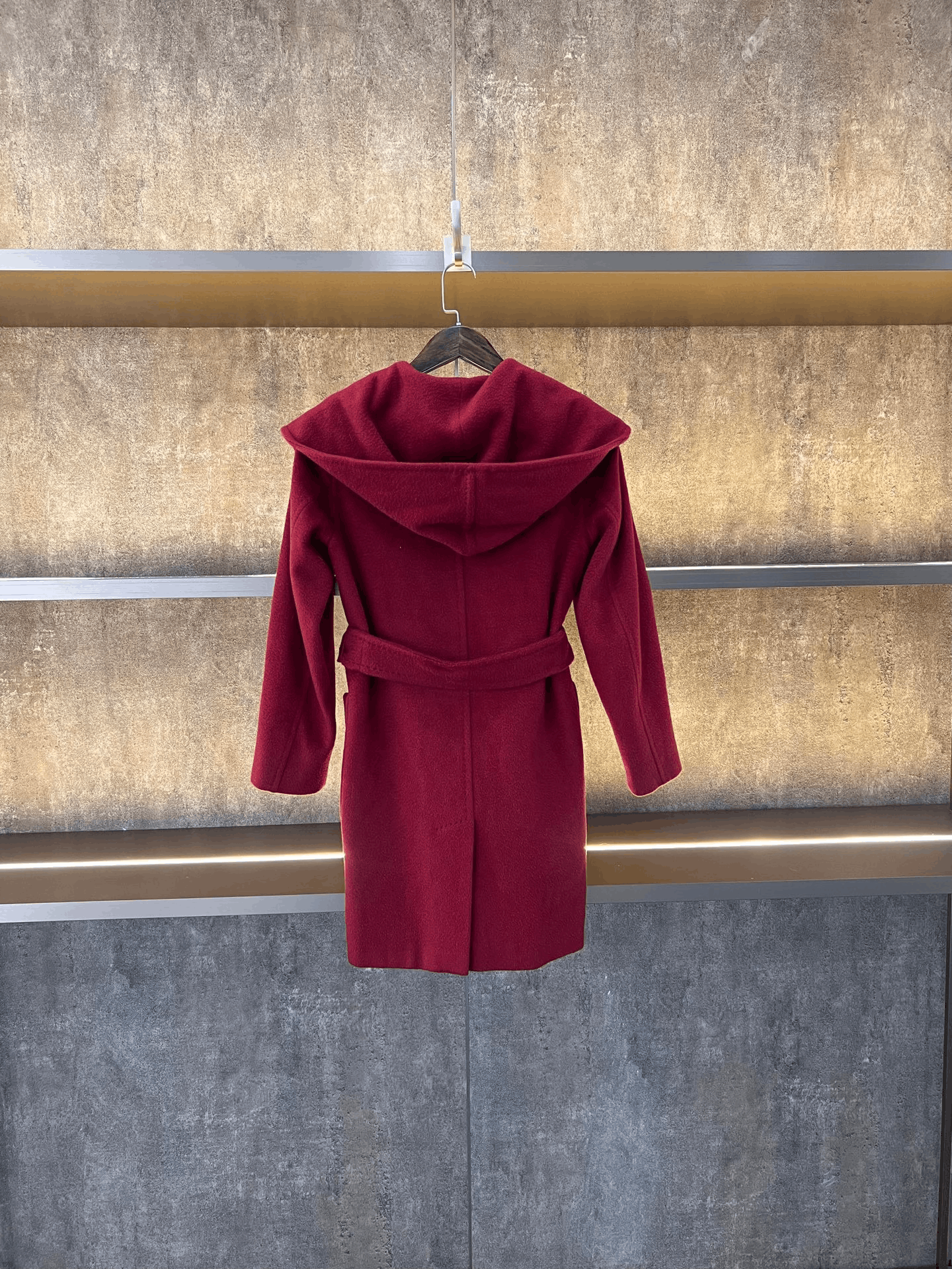 Max Mara Maxmara Rialto Red Coat Size S / US 4 / IT 40 - 2 Thumbnail
