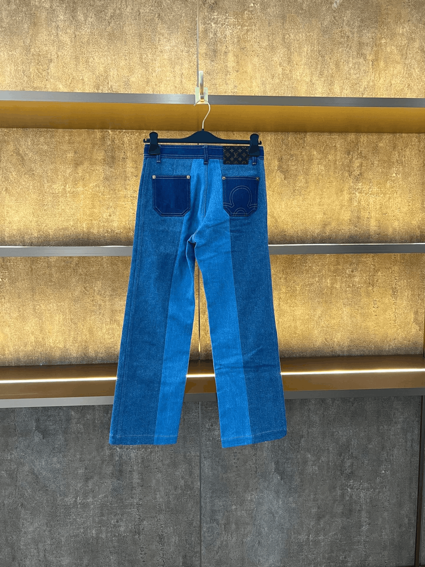 Louis Vuitton LV Colorblock Jeans Size 36" / US 14 / IT 50 - 2 Thumbnail