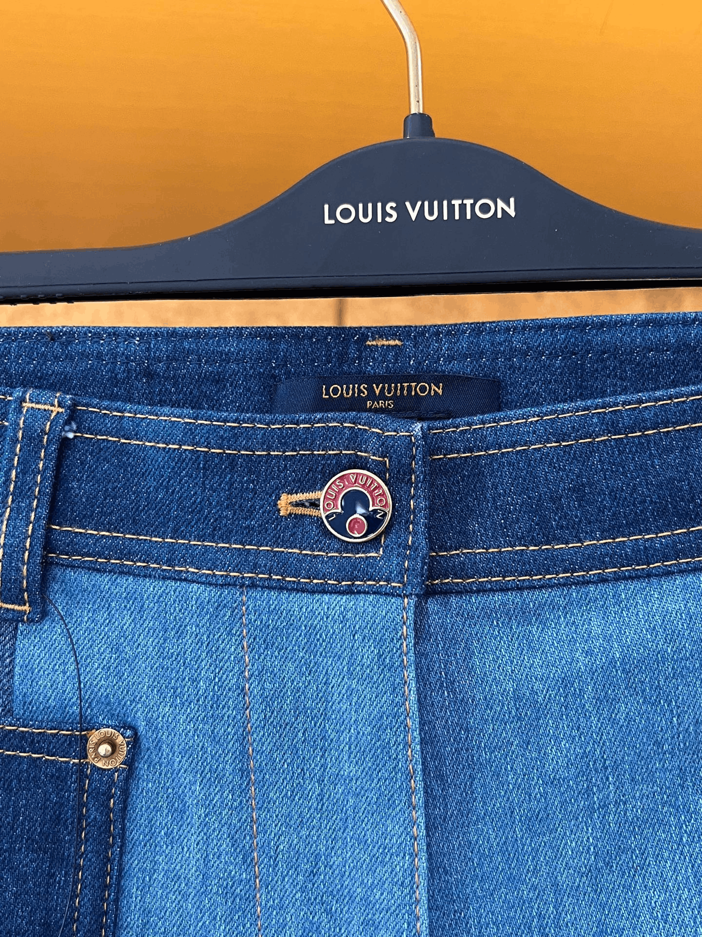 Louis Vuitton LV Colorblock Jeans Size 36" / US 14 / IT 50 - 3 Thumbnail