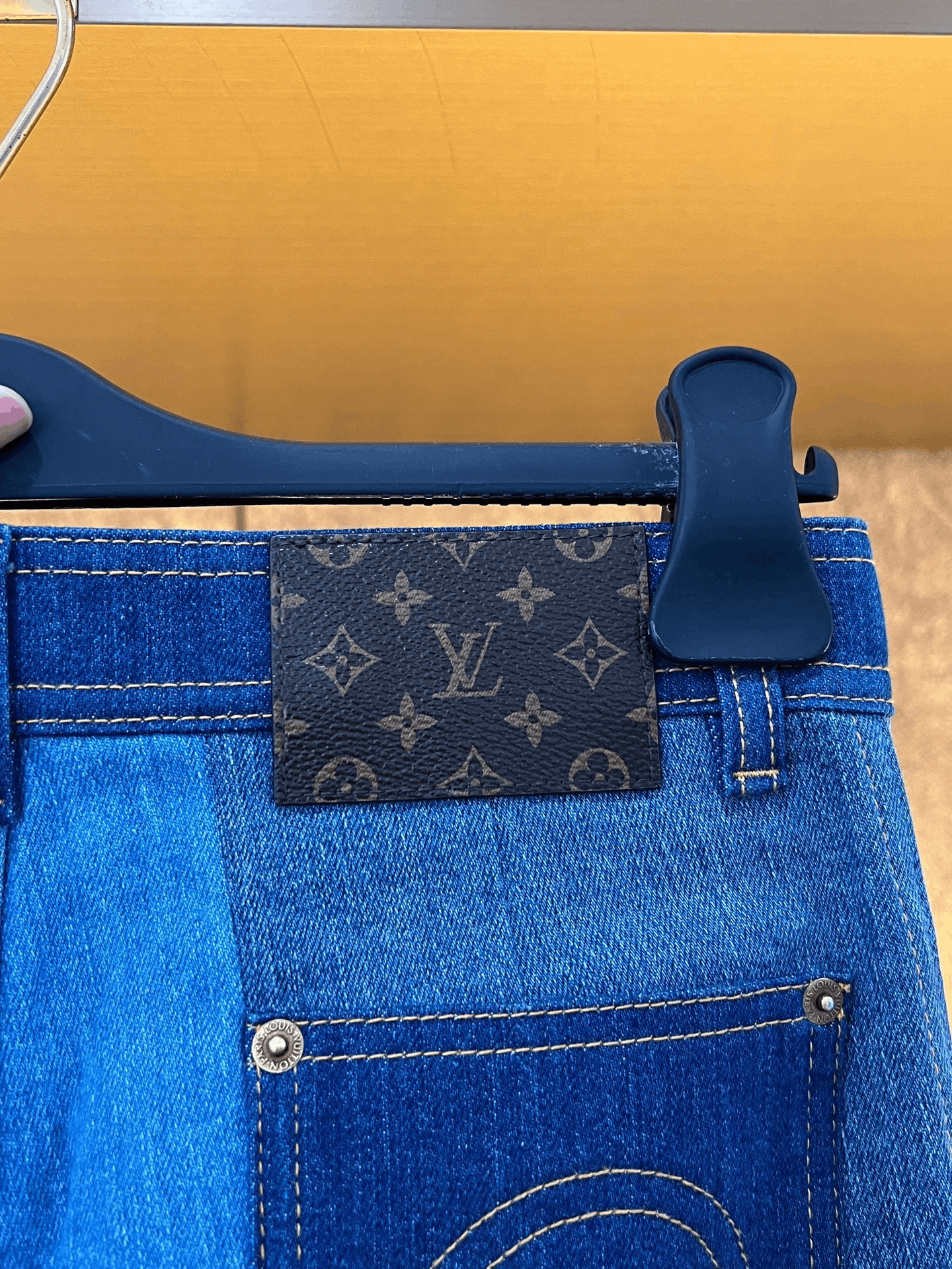Louis Vuitton LV Colorblock Jeans Size 36" / US 14 / IT 50 - 4 Thumbnail