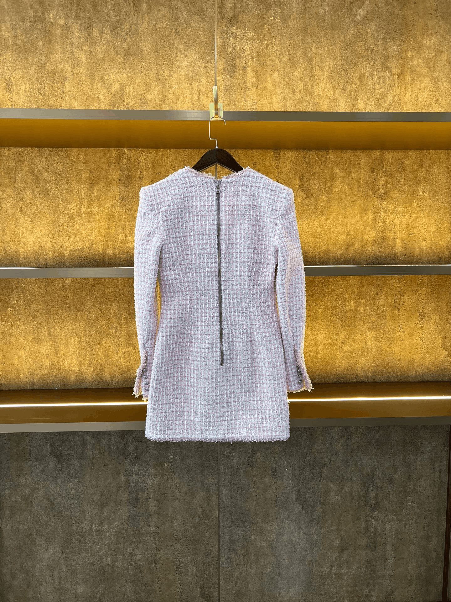 Balmain Balmain Gold Button Dress Size S / US 4 / IT 40 - 2 Thumbnail