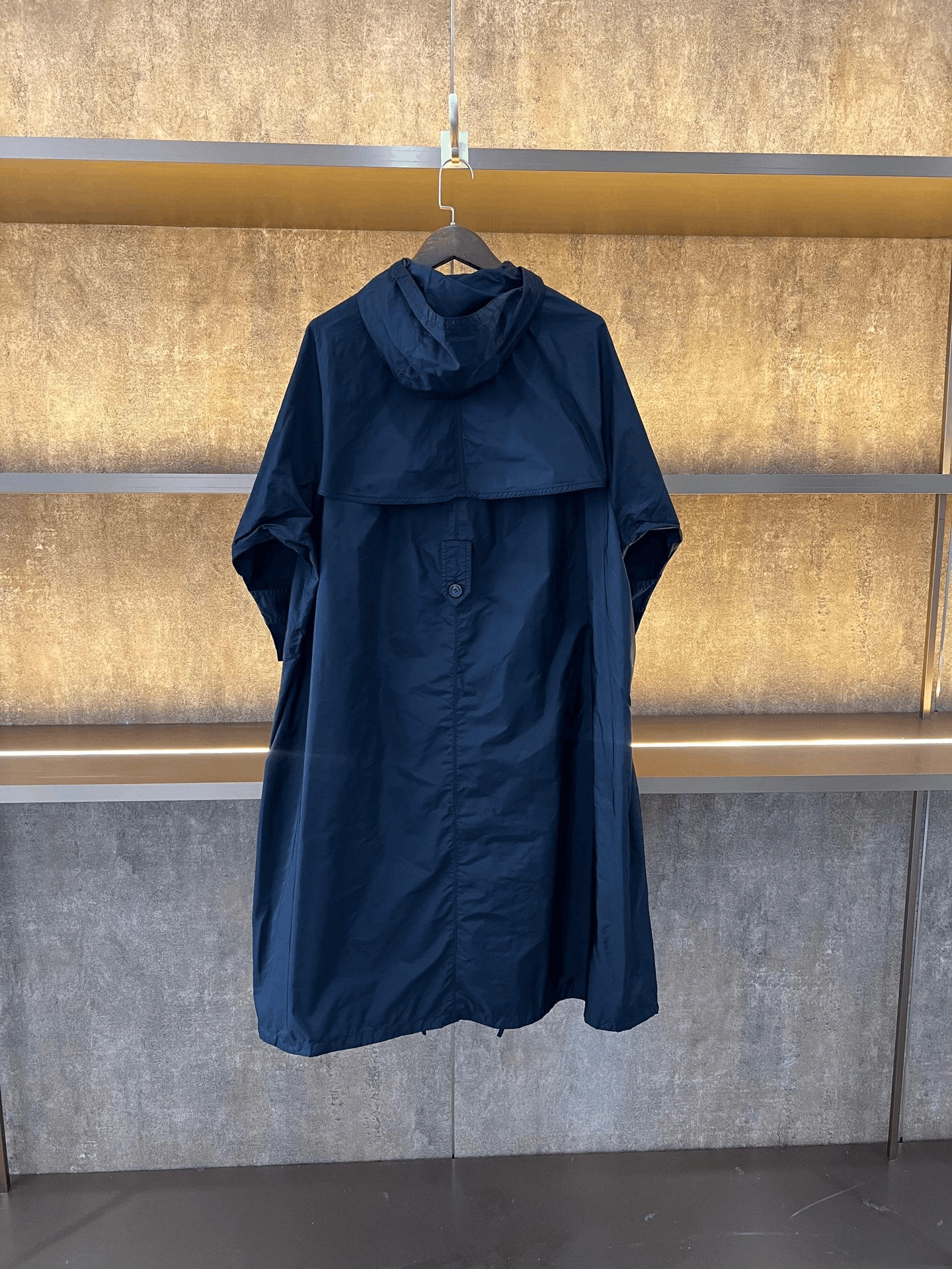 Prada Prada Cotton Triangle Logo Nylon Coat Size XS / US 0-2 / IT 36-38 - 2 Thumbnail