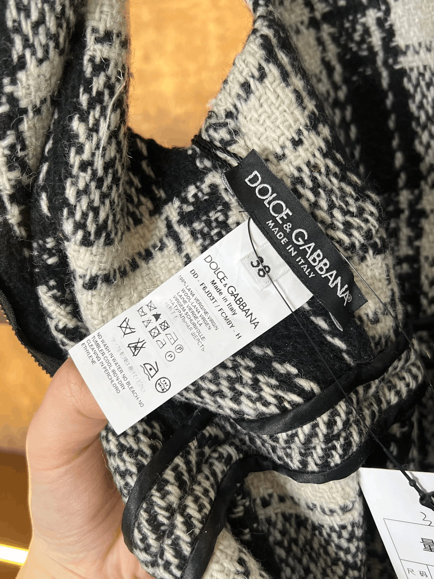 Dolce & Gabbana D&G Wool Vest Dress Size S / US 4 / IT 40 - 4 Thumbnail