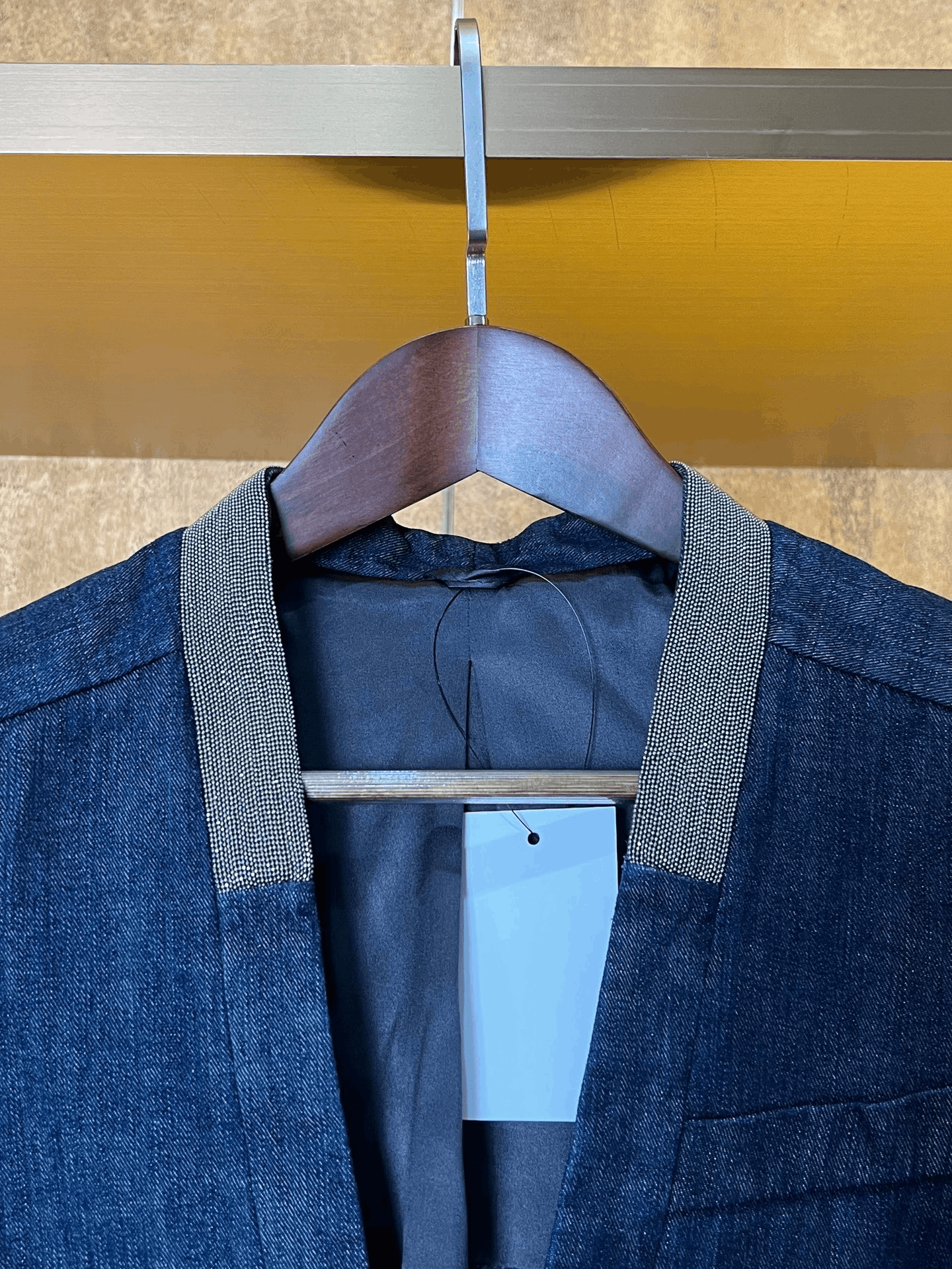 Brunello Cucinelli Brunello Cucinelli Beaded Denim Blazer Size M / US 6-8 / IT 42-44 - 3 Thumbnail