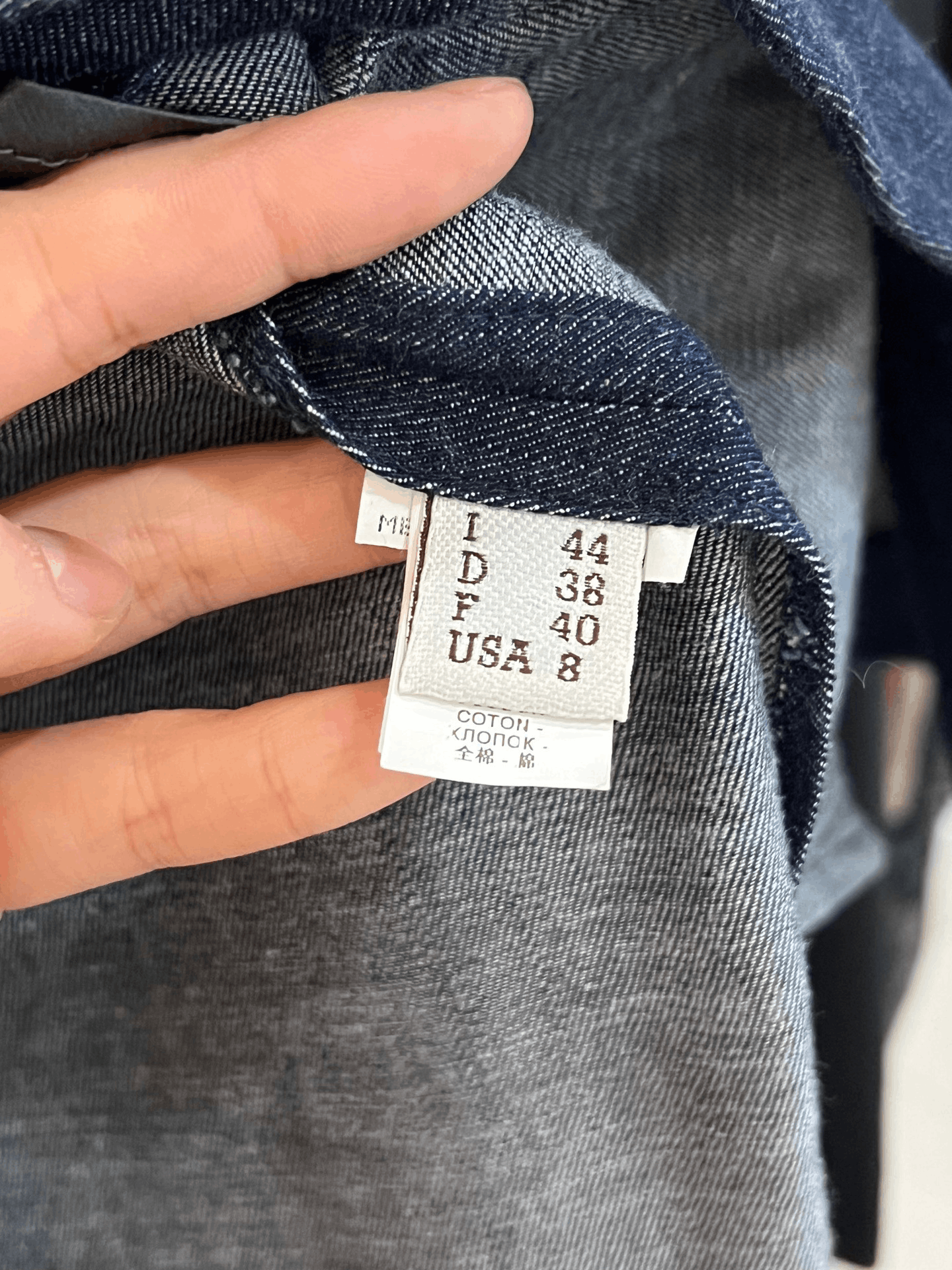 Brunello Cucinelli Brunello Cucinelli Beaded Denim Blazer Size M / US 6-8 / IT 42-44 - 4 Thumbnail