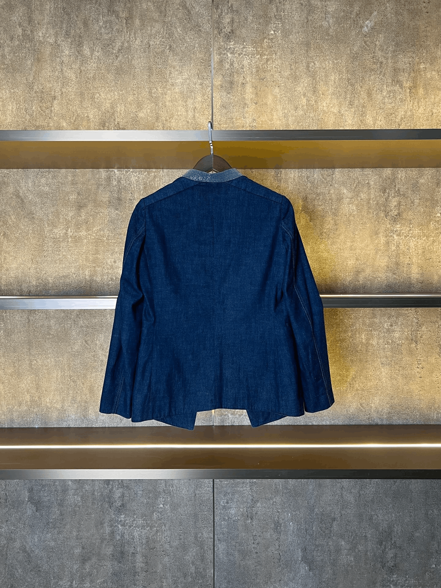 Brunello Cucinelli Brunello Cucinelli Beaded Denim Blazer Size M / US 6-8 / IT 42-44 - 2 Thumbnail