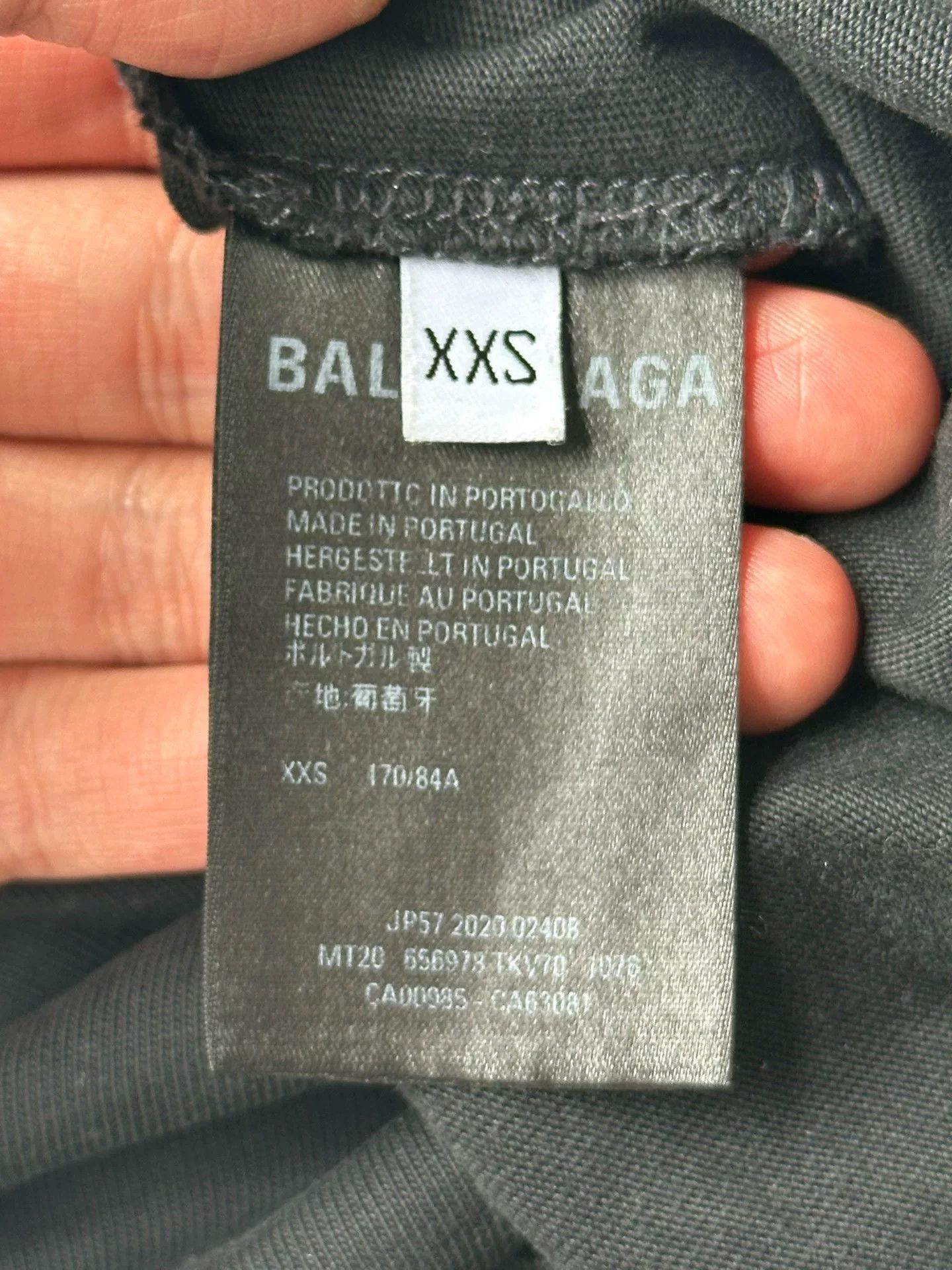 Balenciaga Balenciaga Distressed Flame Short Sleeve Size XXS / US 00 / IT 34 - 2 Thumbnail
